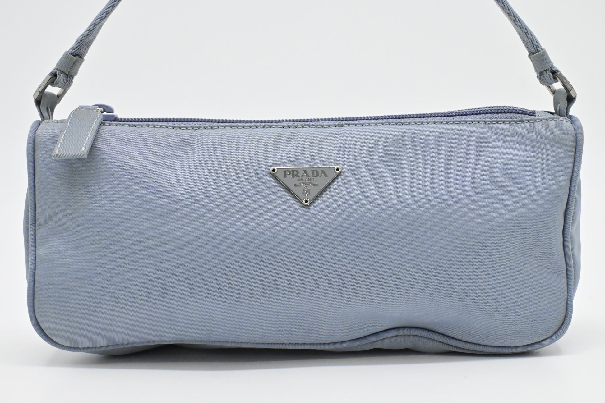 Prada Pochette in Light Blue Nylon