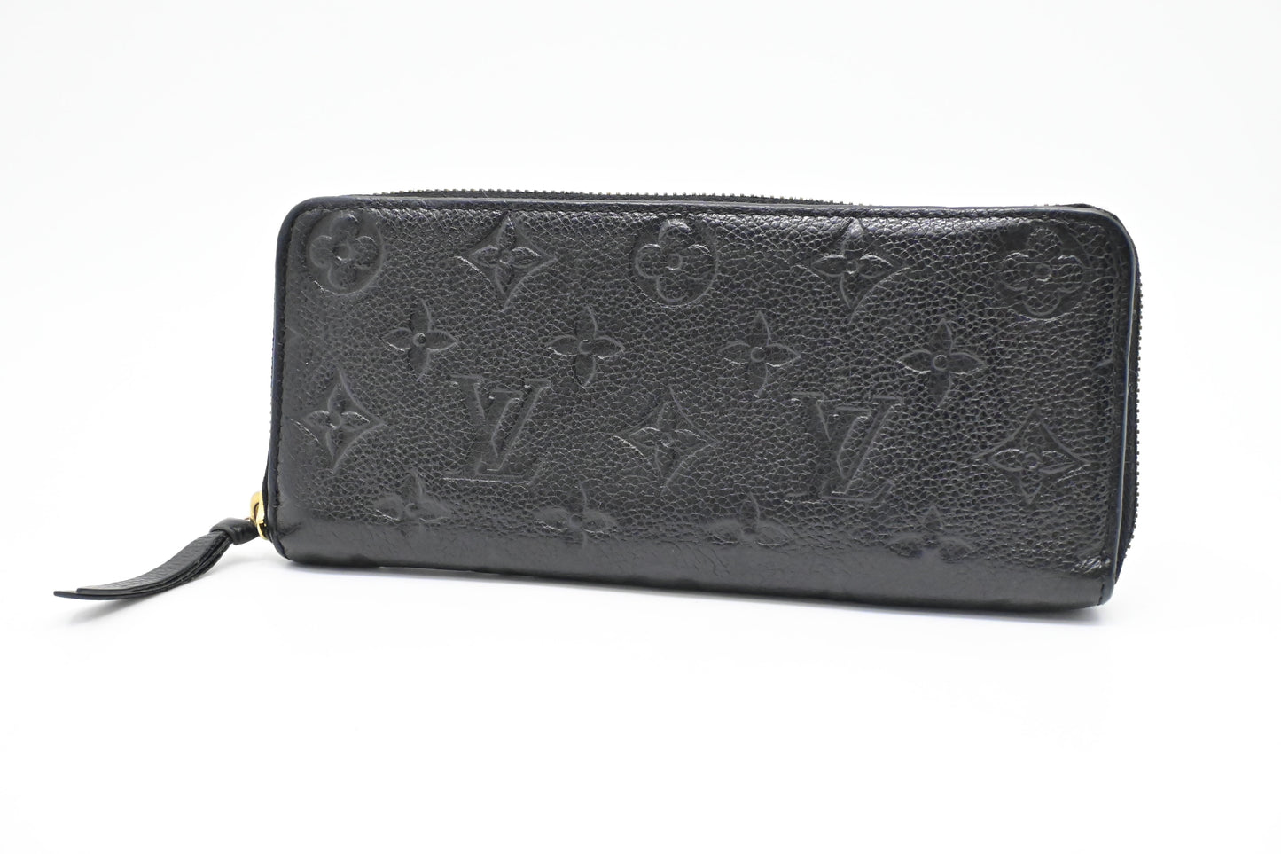 Louis Vuitton Clemence Wallet in Noir Empreinte Leather