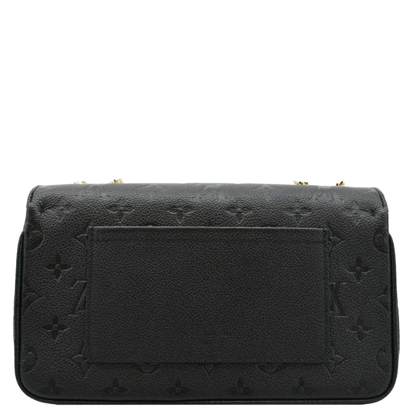 LOUIS VUITTON Marceau Monogram Empreinte Leather Shoulder Bag Black