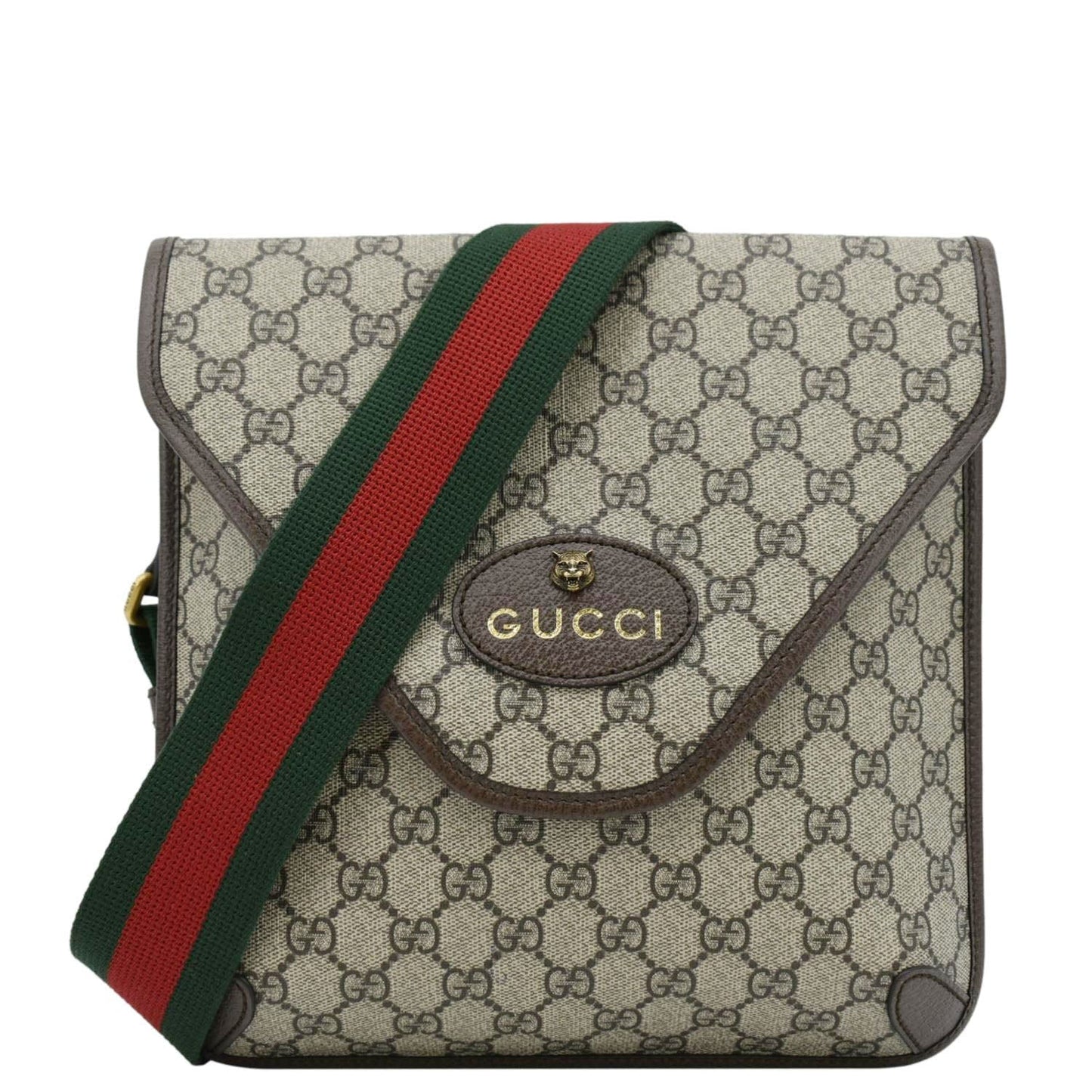 GUCCI Neo Medium GG Supreme Canvas Messenger Bag Beige 598604