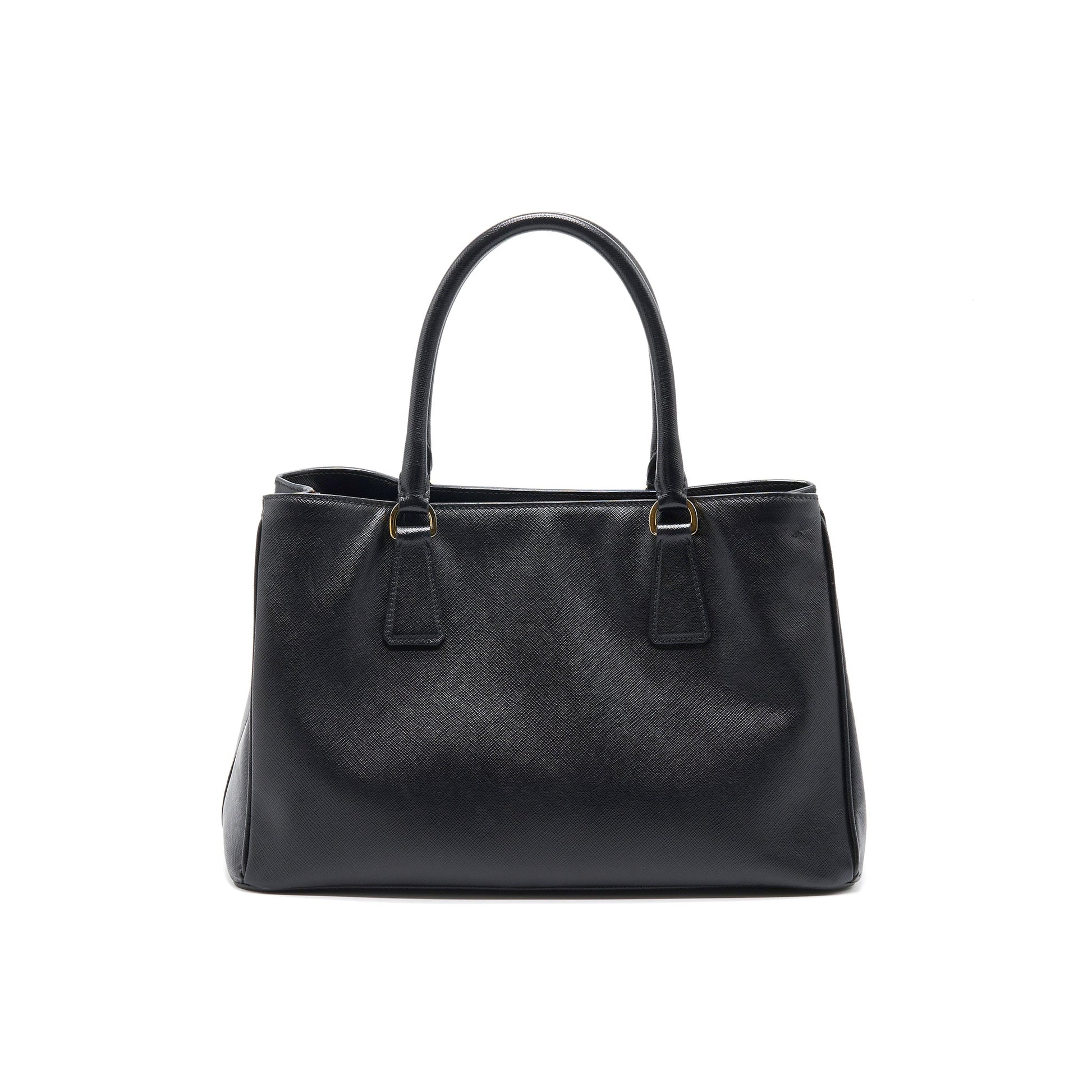 Prada Saffiano Tote Bag Black GHW