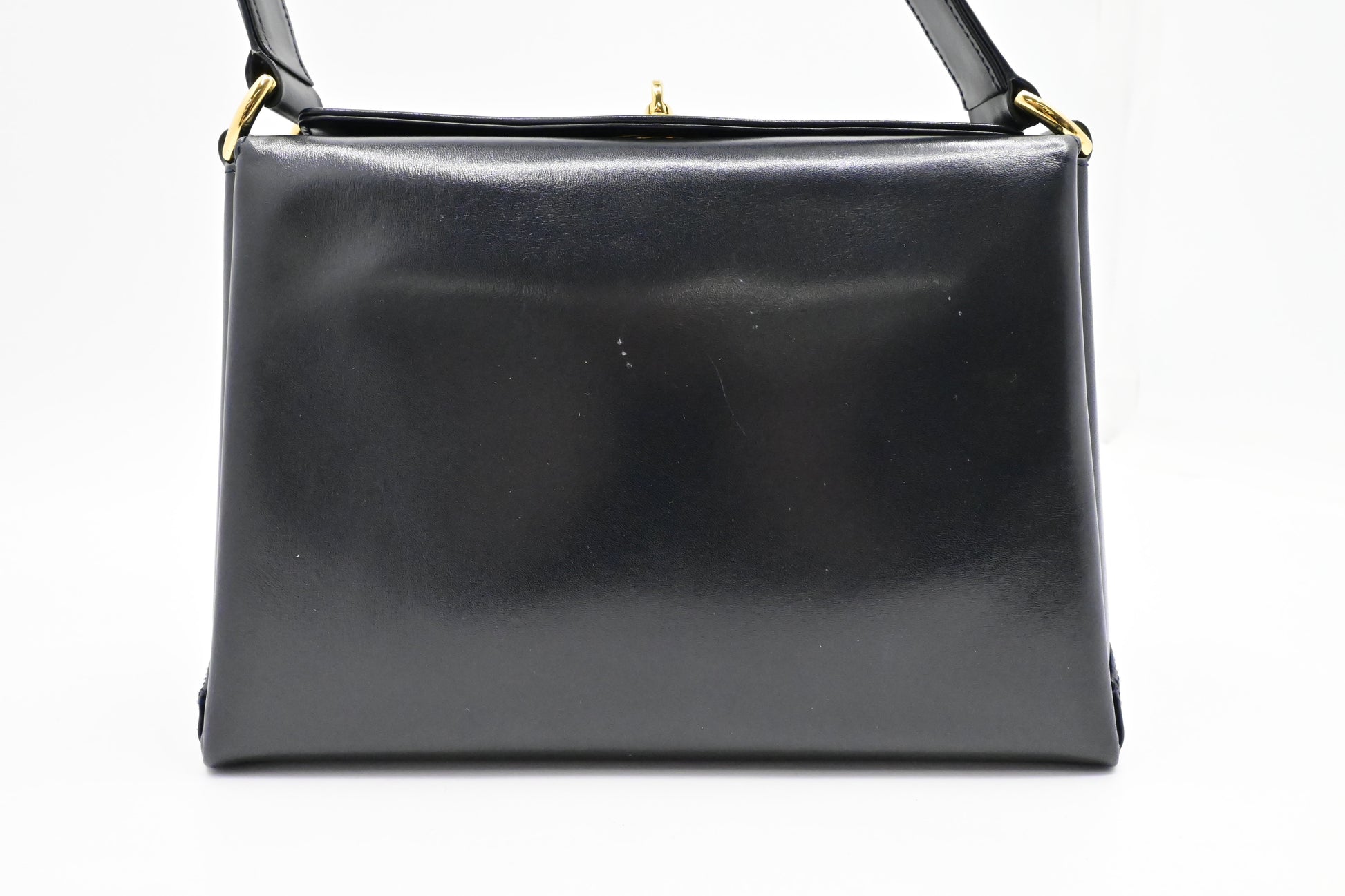 Gucci Handbag in Navy Leather