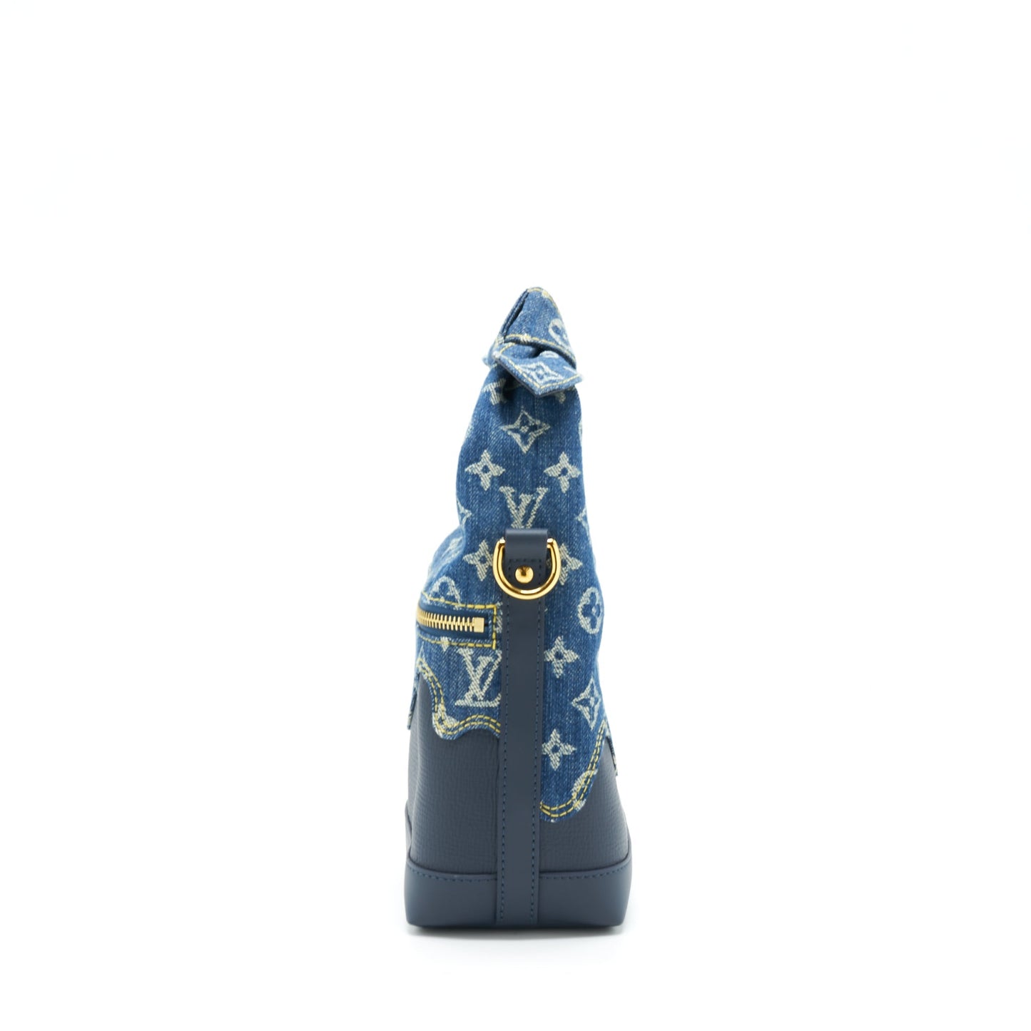 Louis Vuitton Japanese Cruiser Monogram Denim / Leather Blue GHW