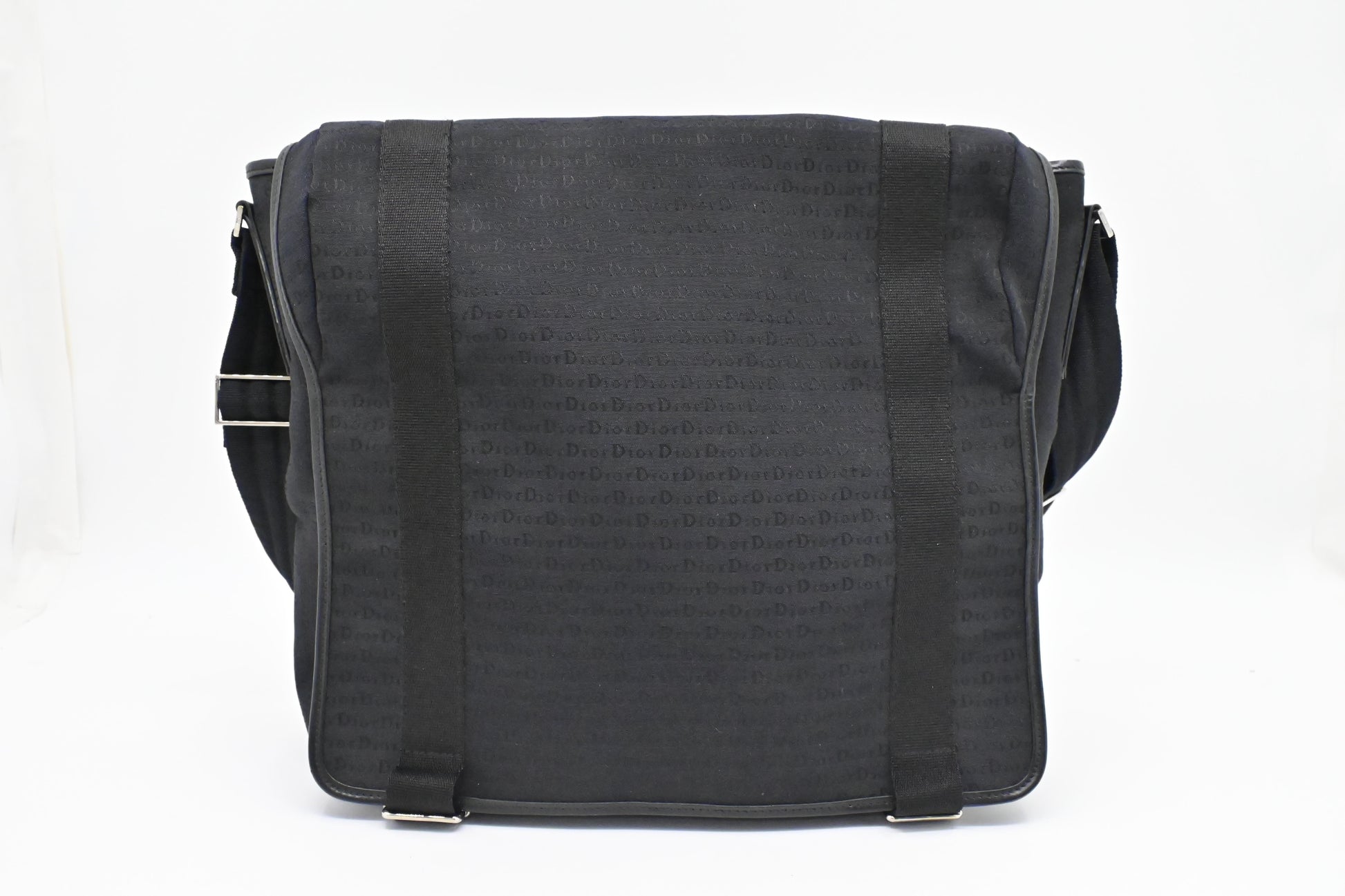 Dior Messenger Bag in Black Canvas