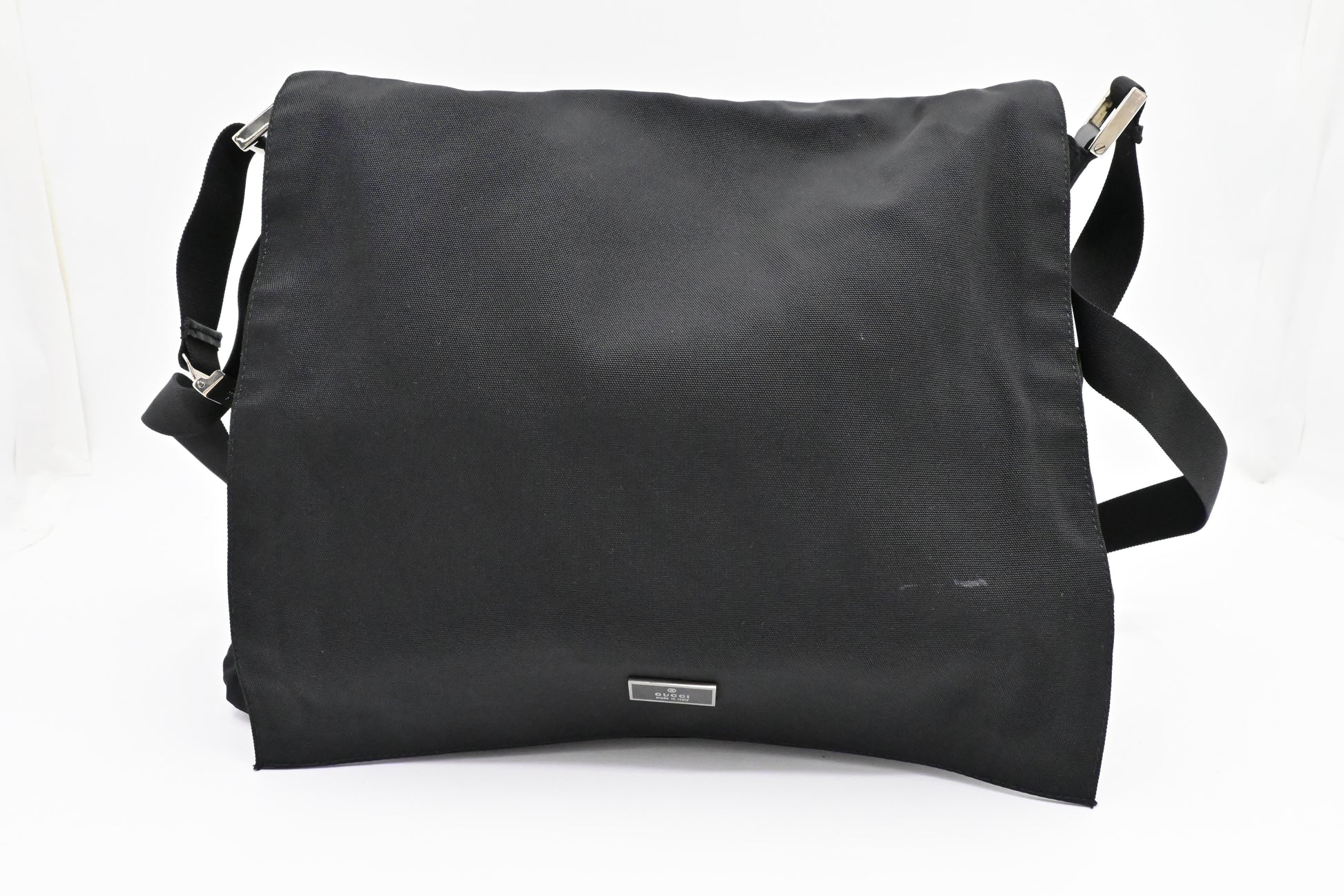 Gucci Messenger Bag in Black Canvas