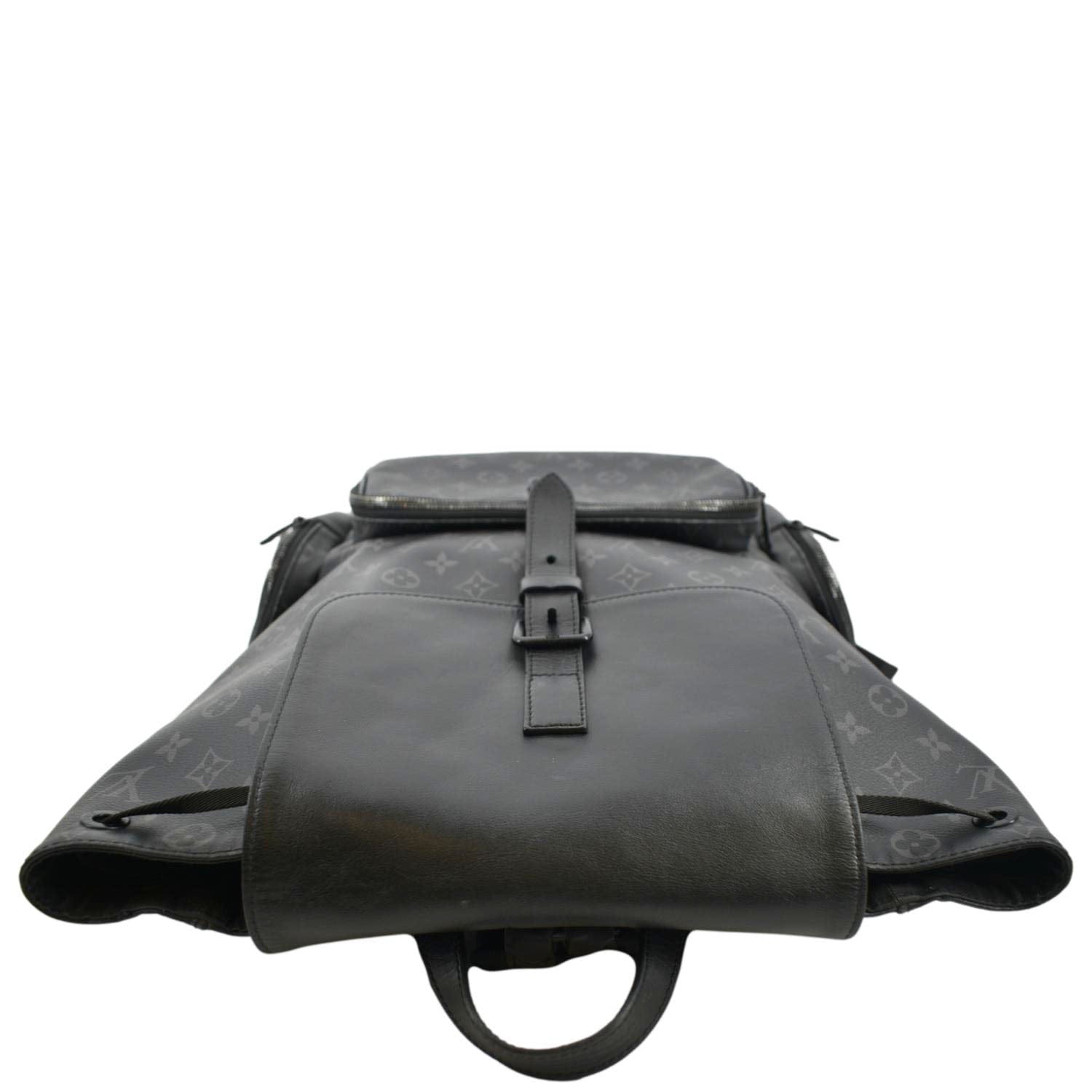 LOUIS VUITTON Trio Mnogram Eclipse Backpack Bag Black