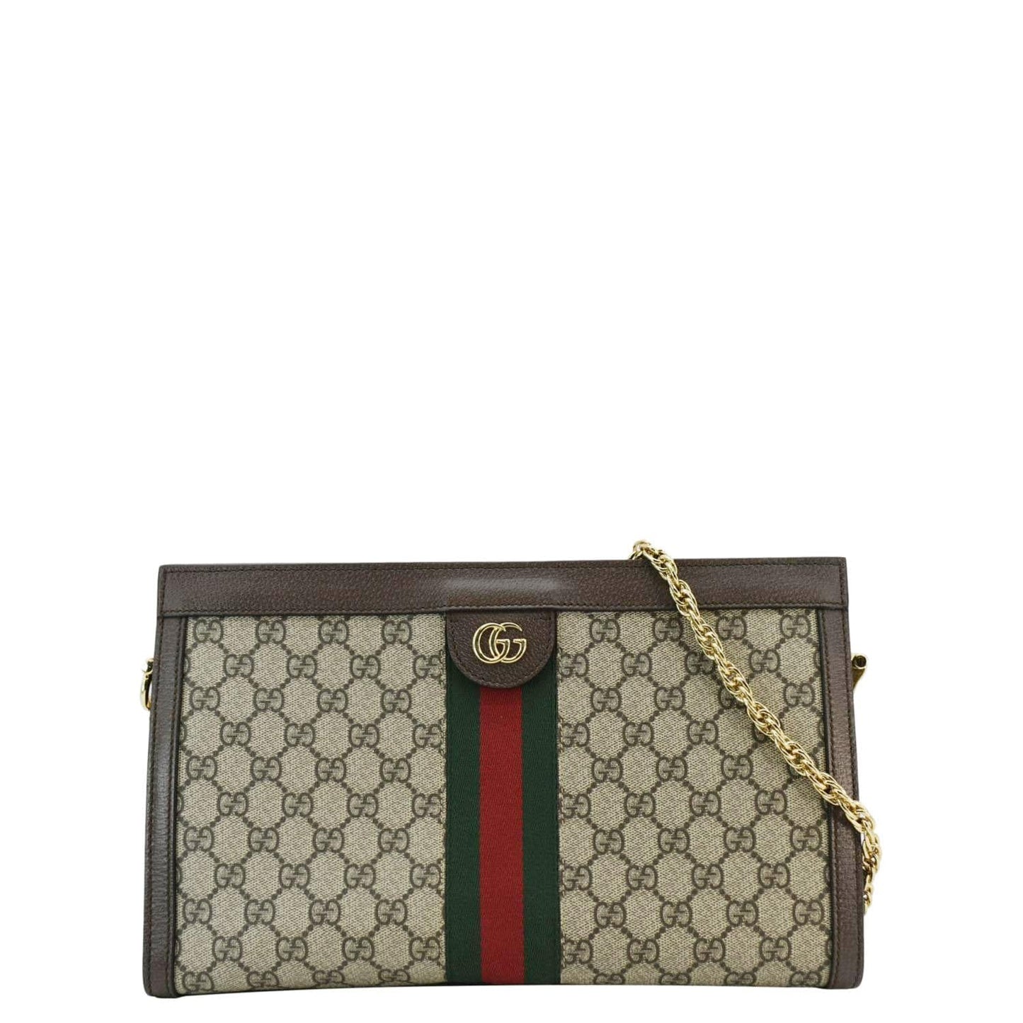 GUCCI Ophidia Medium GG Supreme Canvas Shoulder Bag Beige 503876