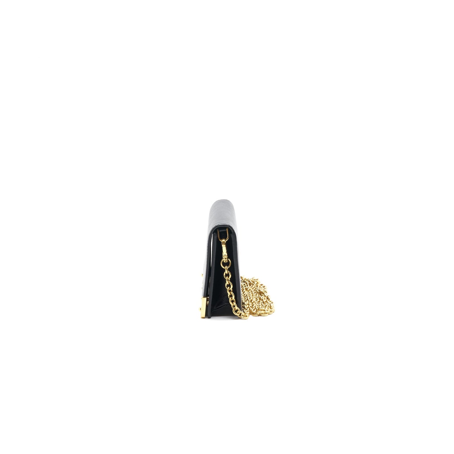 PRADA MINI BANDO SAFFIANO CAHIER META NERO