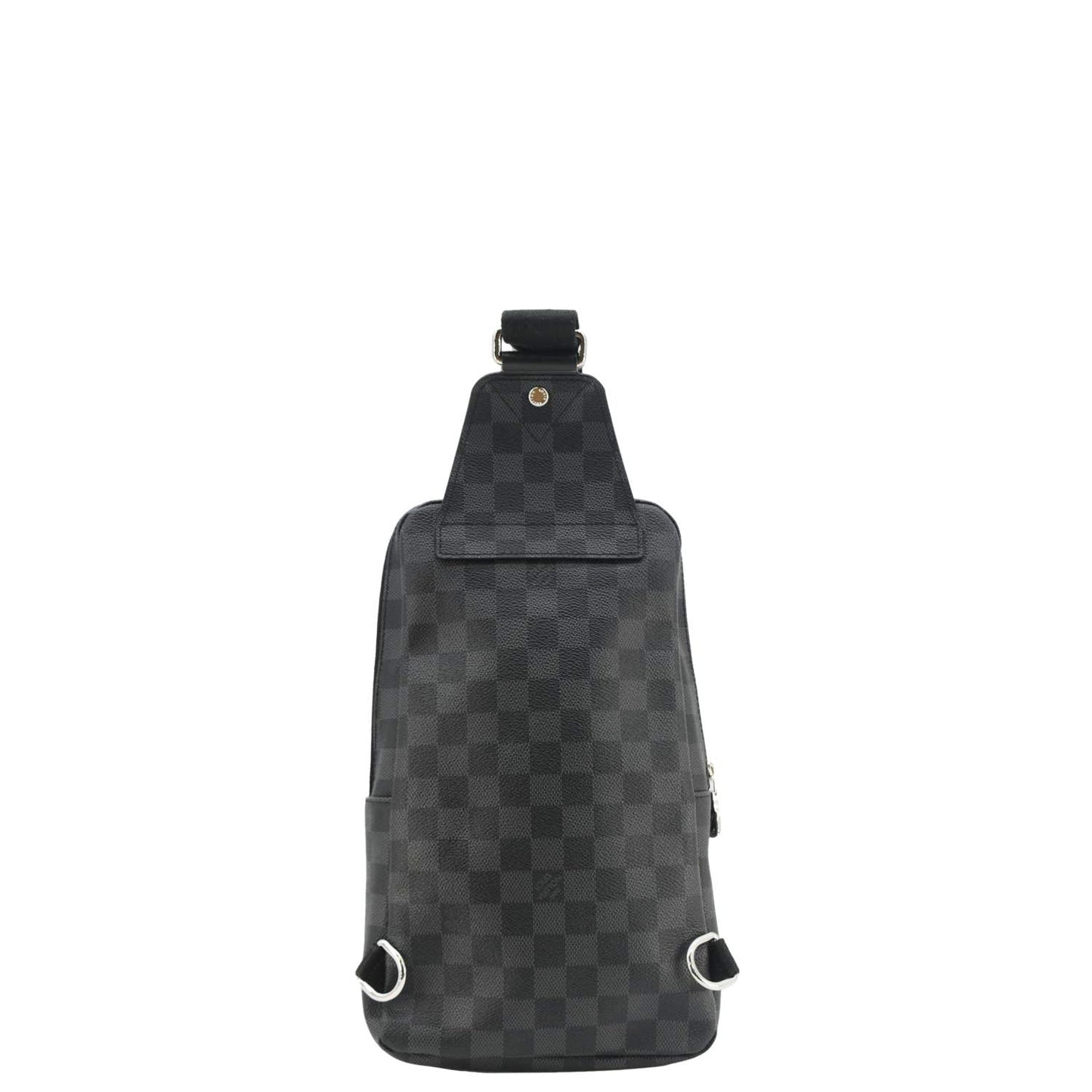 LOUIS VUITTON Avenue Sling Damier Graphite Backpack Bag Black