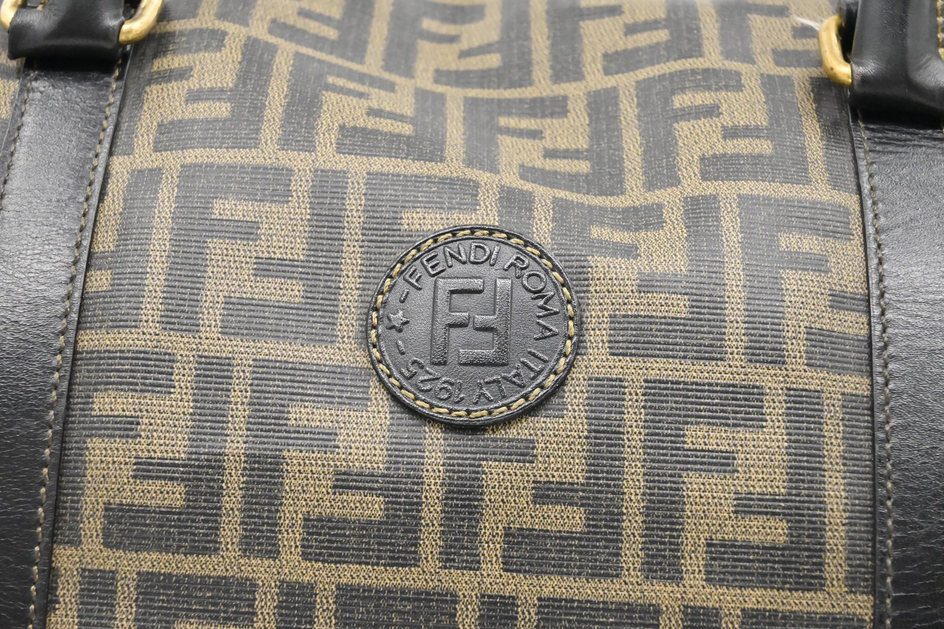 Fendi Large Duffel Bag in Zucca Coated Canvas