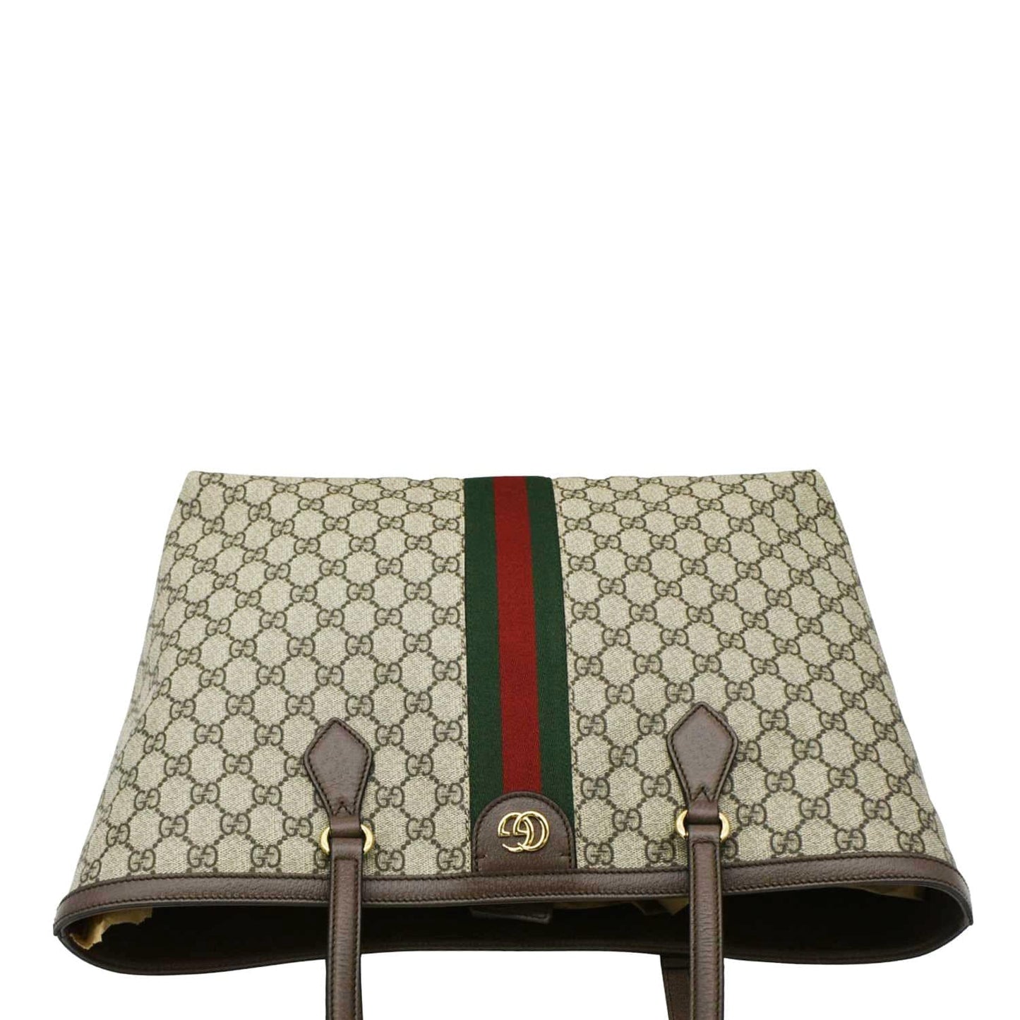 GUCCI Ophidia Medium GG Supreme Canvas Tote Bag Beige 631685