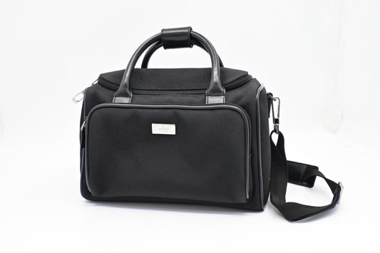 Gucci Cosmetic Shoulder Bag in Black Canvas