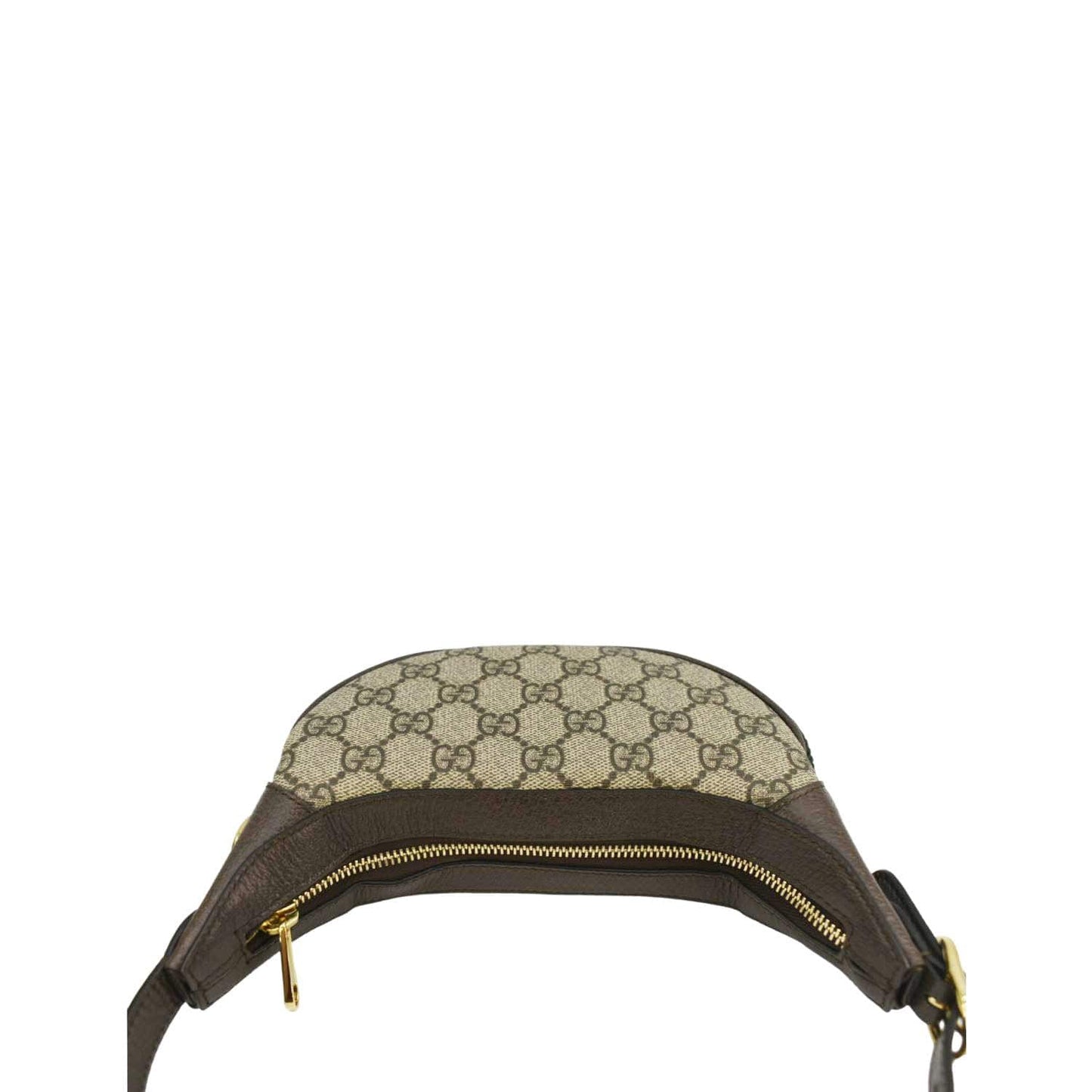GUCCI Ophidia Mini GG Supreme Canvas Hobo Bag Beige 658551