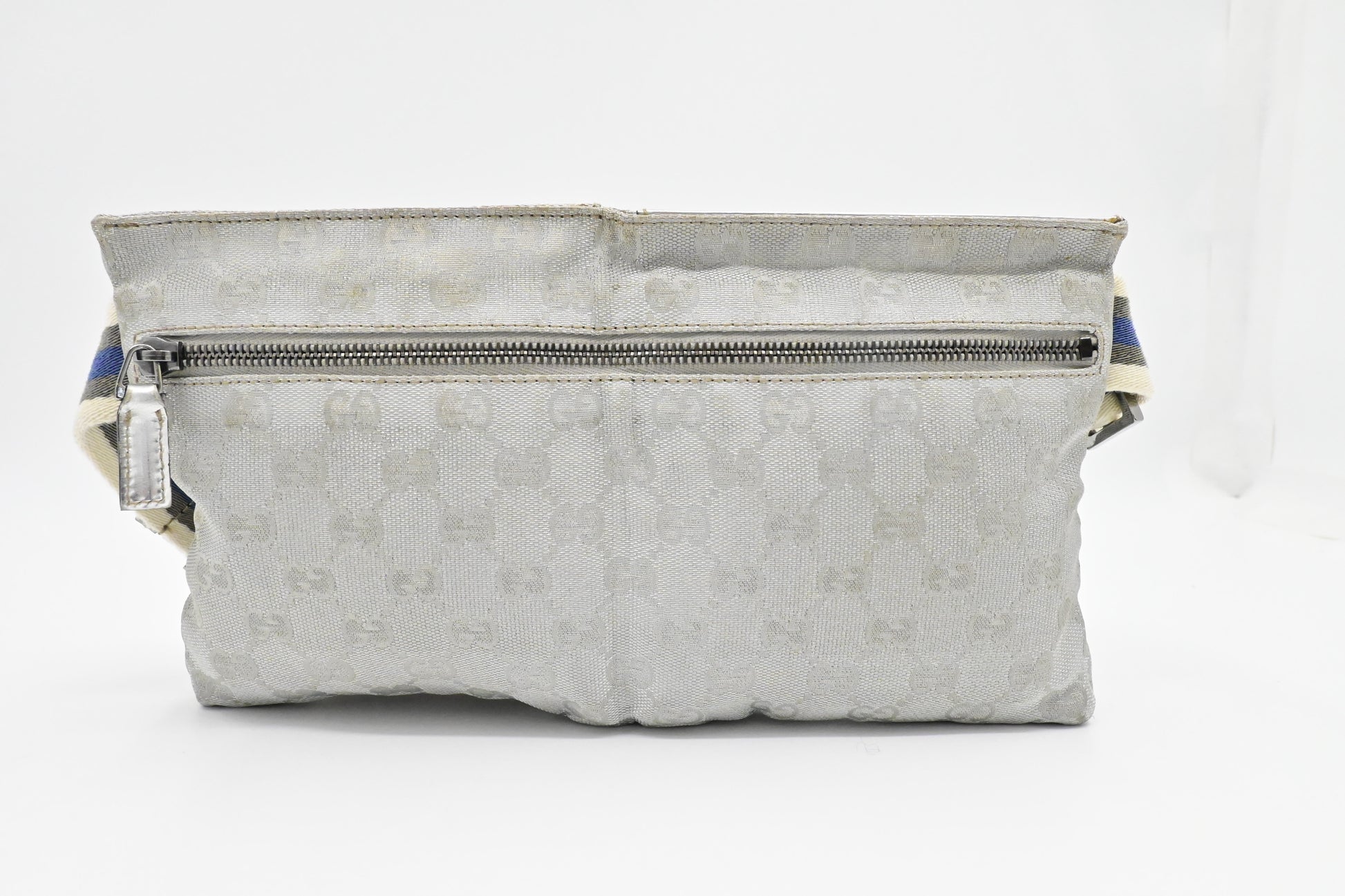 Gucci Waist Bag in Silver GG Canvas