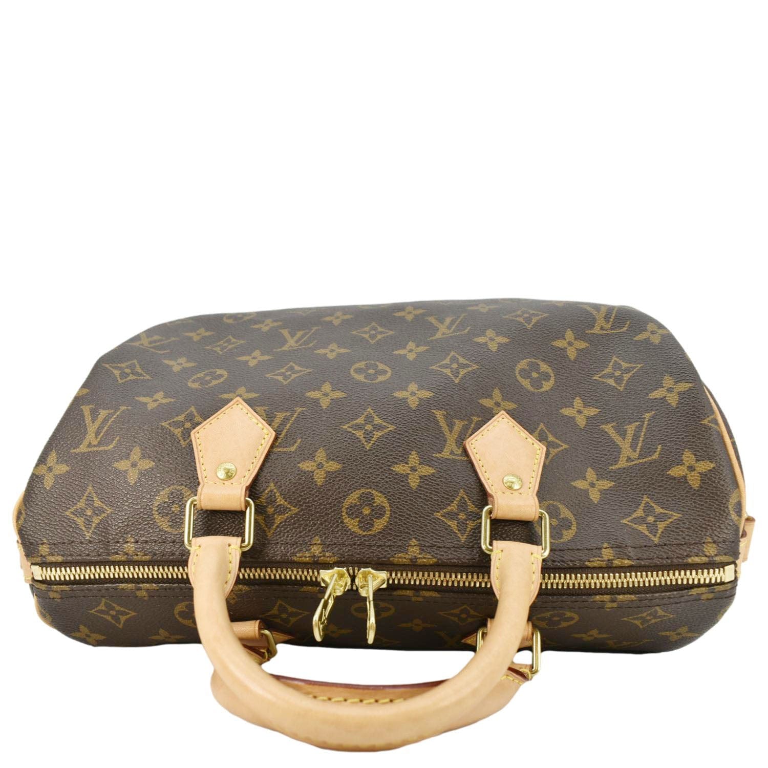 LOUIS VUITTON 30 Bandouliere Monogram Canvas Crossbody Bag Brown