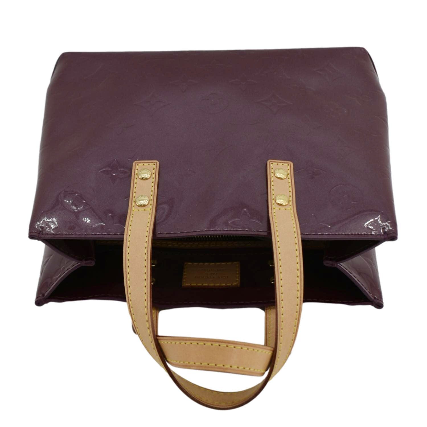 LOUIS VUITTON Reade PM Monogram Vernis Tote Bag Violet