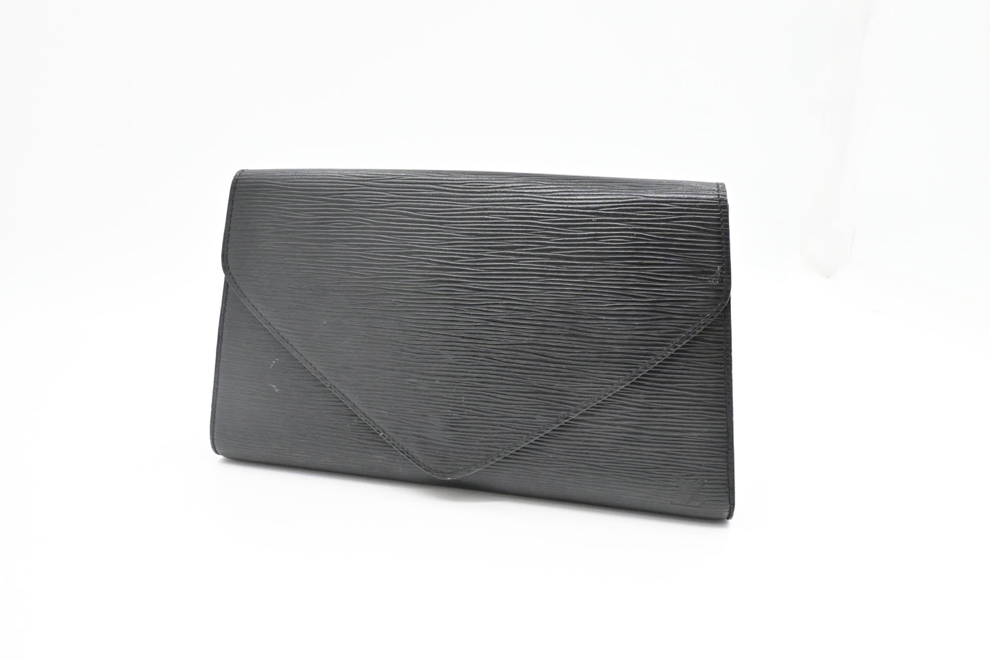 Louis Vuitton Art Deco Clutch in Black Epi Leather
