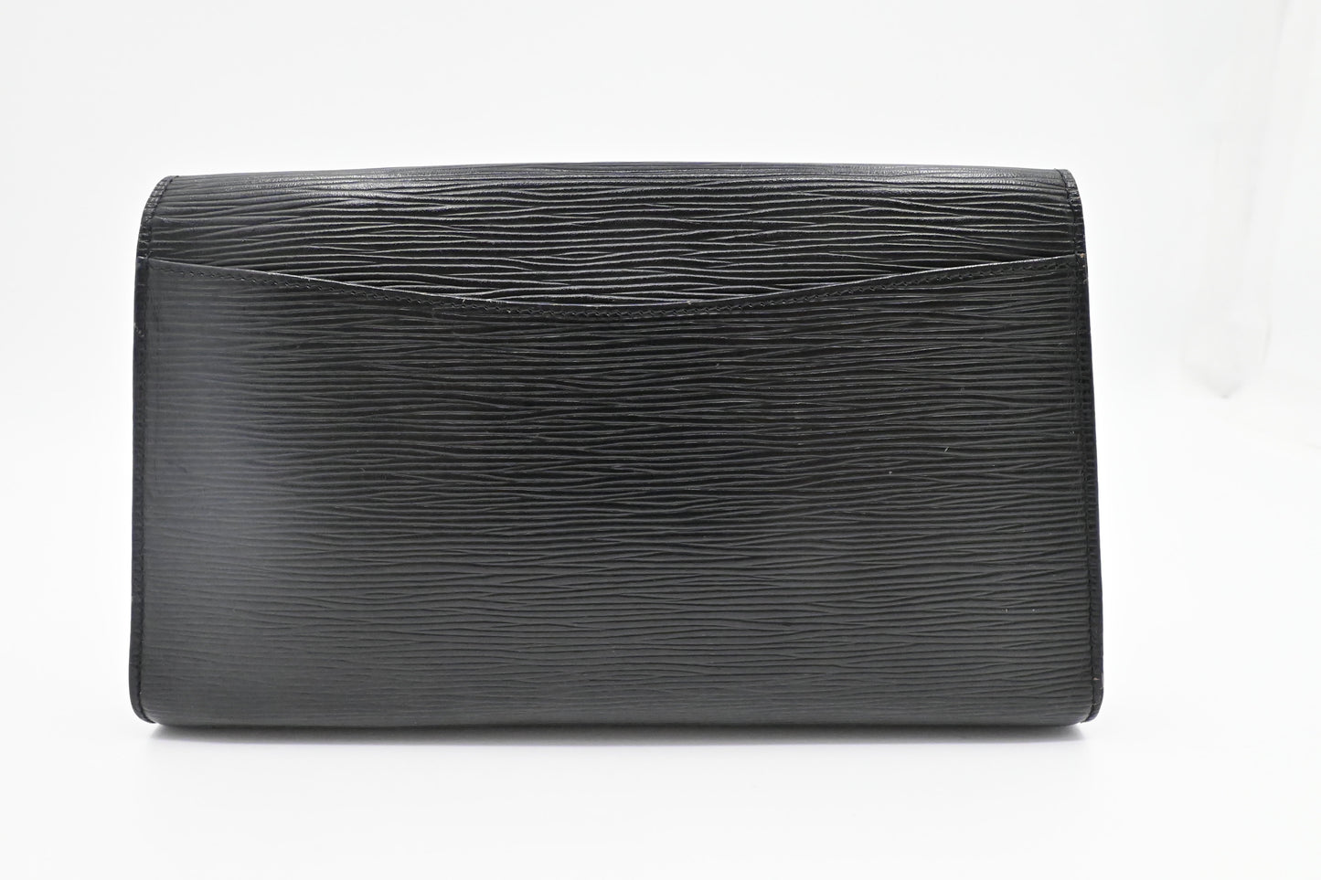 Louis Vuitton Art Deco Clutch in Black Epi Leather