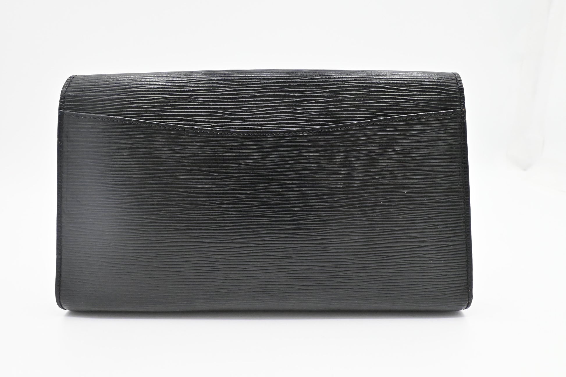 Louis Vuitton Art Deco Clutch in Black Epi Leather