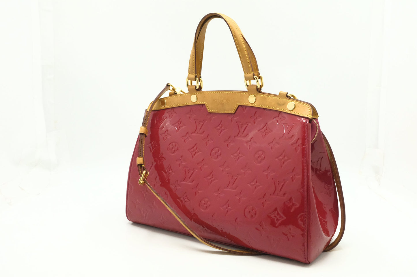 Louis Vuitton Brea in Red Vernis Leather