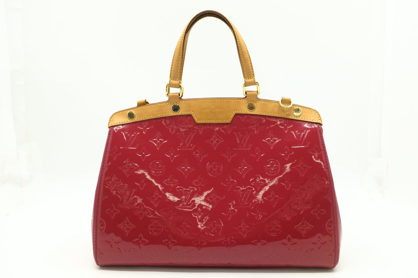 Louis Vuitton Brea in Red Vernis Leather