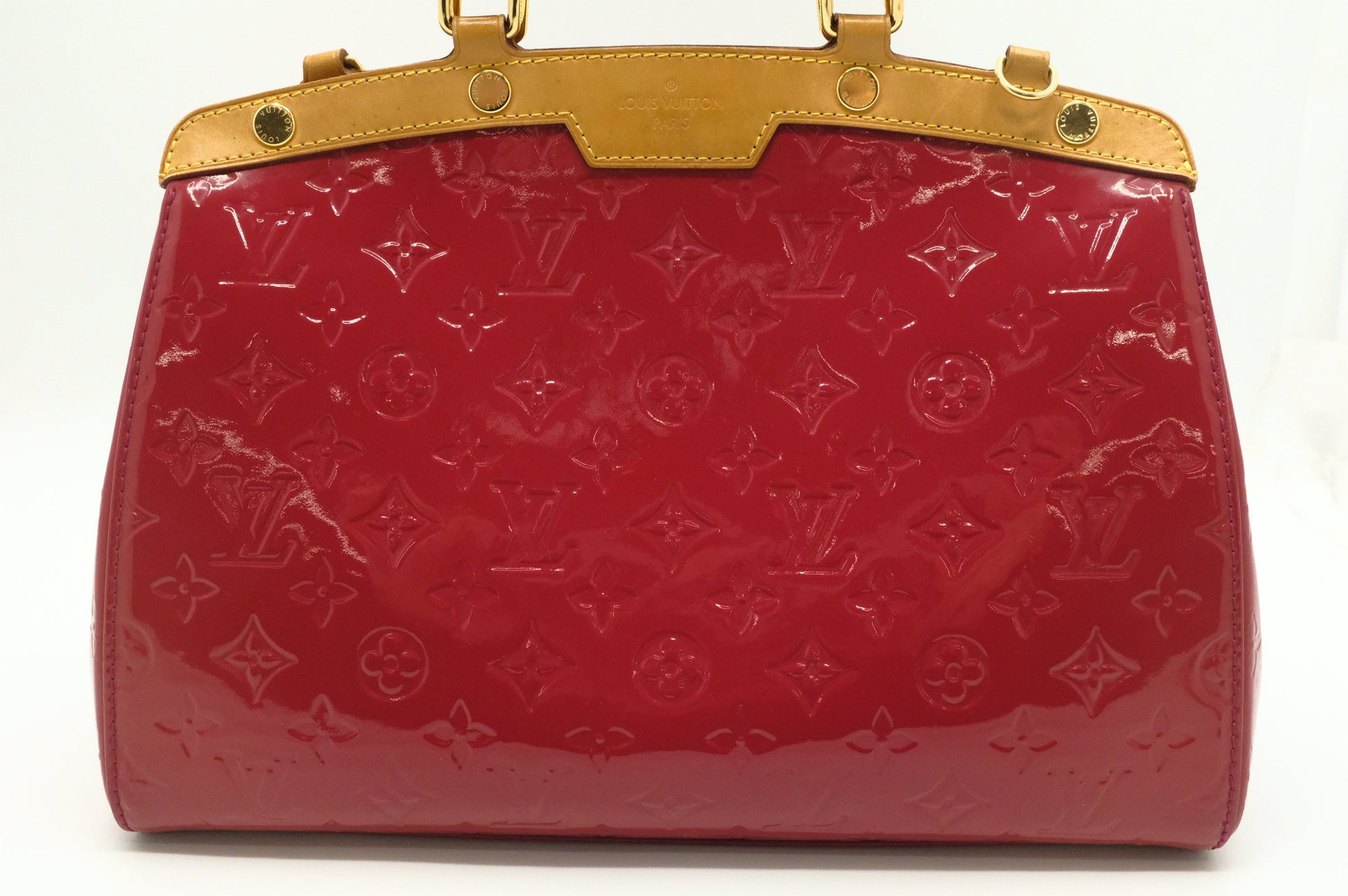 Louis Vuitton Brea in Red Vernis Leather