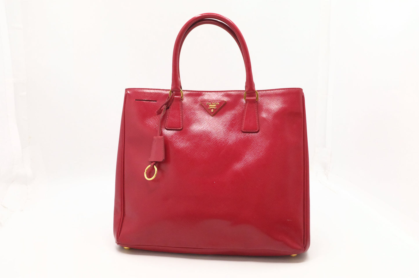 Prada Galleria in Red Saffiano Leather