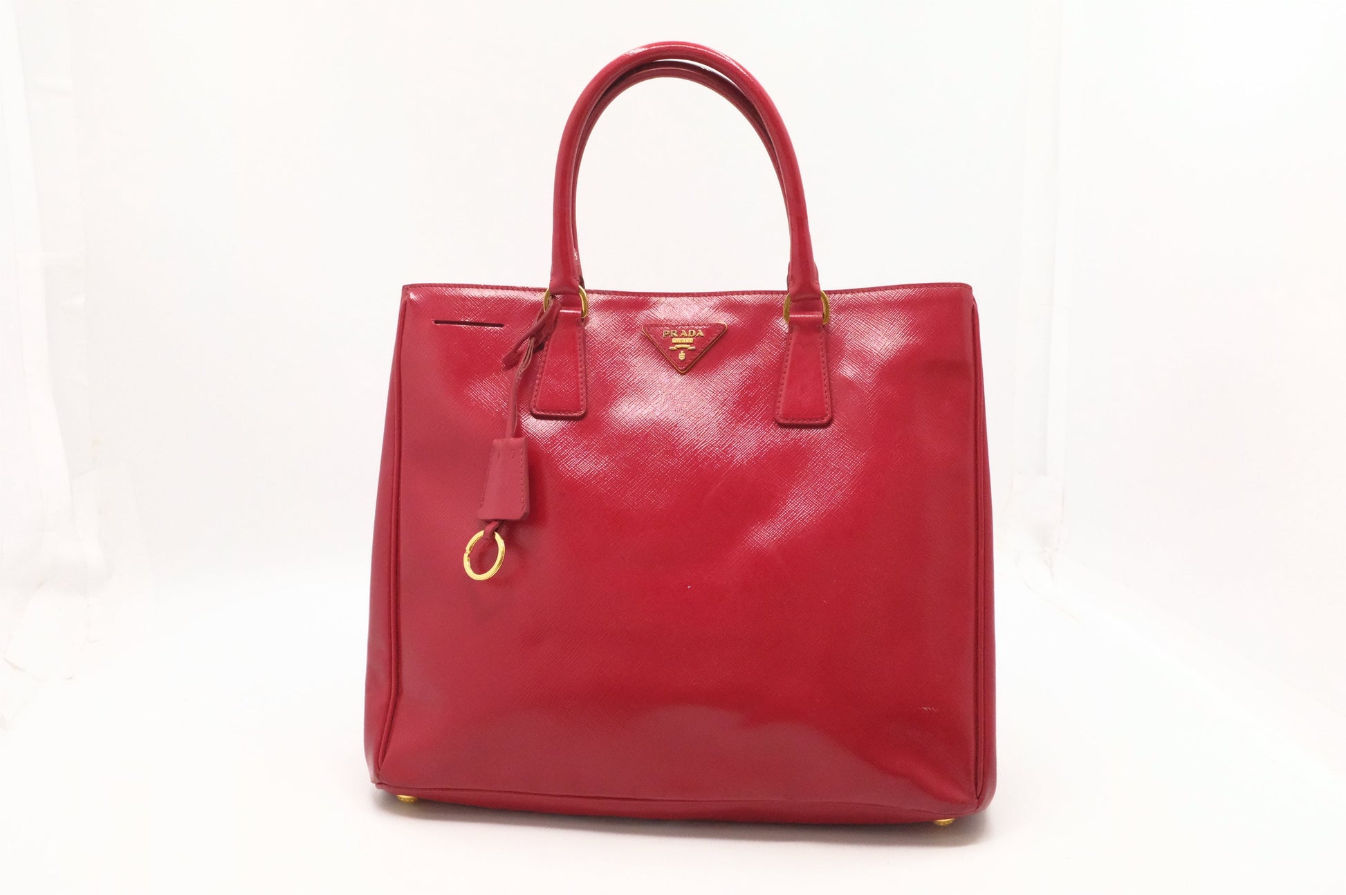 Prada Galleria in Red Saffiano Leather