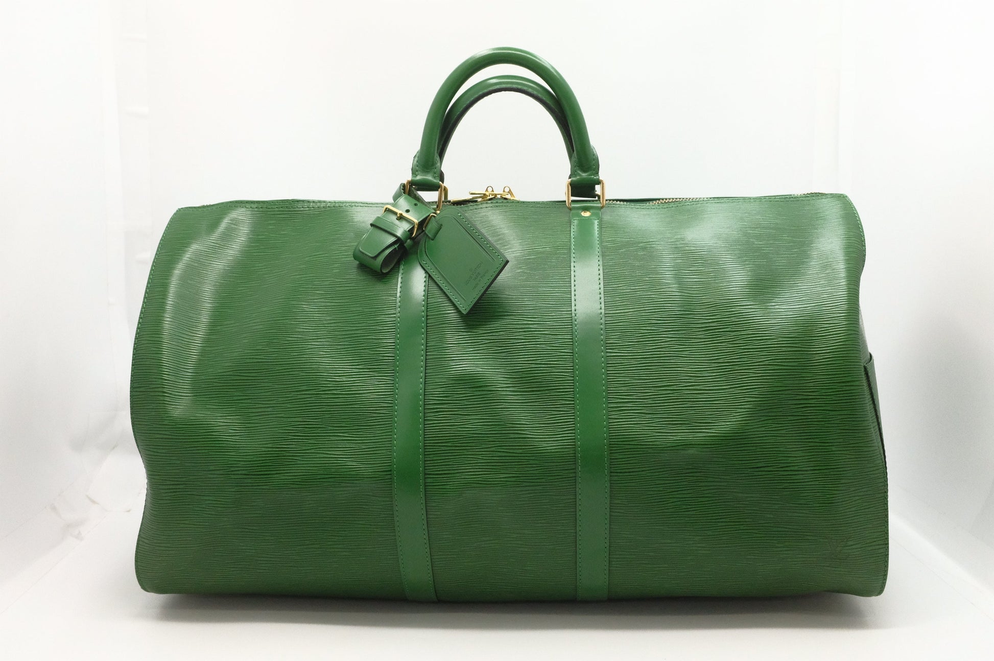 Louis Vuitton Keepall 55 in Green Epi Leather