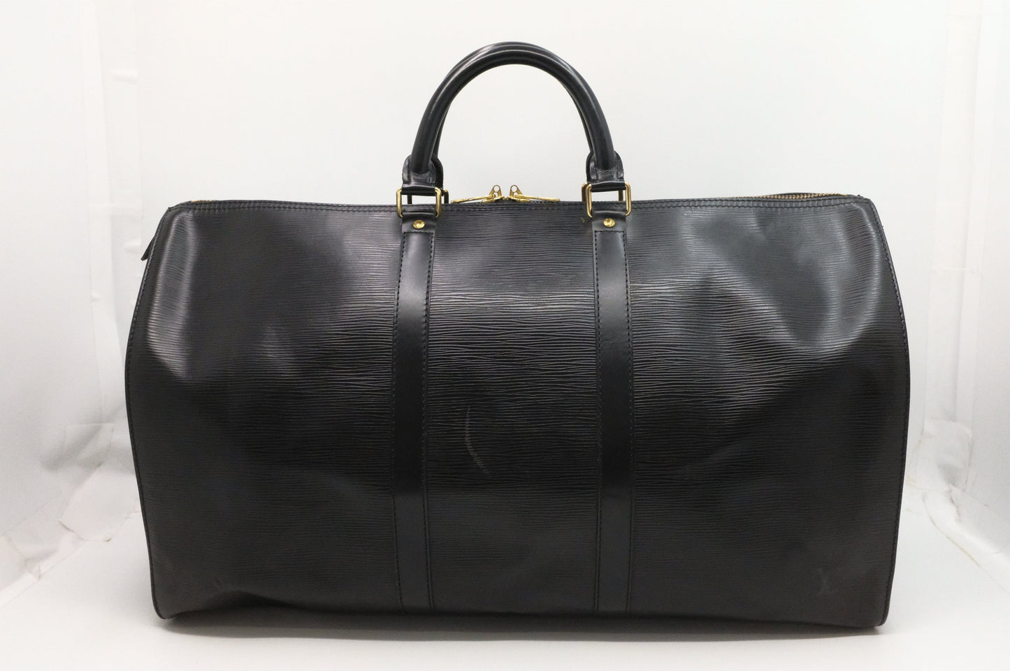 Louis Vuitton Keepall 55 in Black Epi Leather