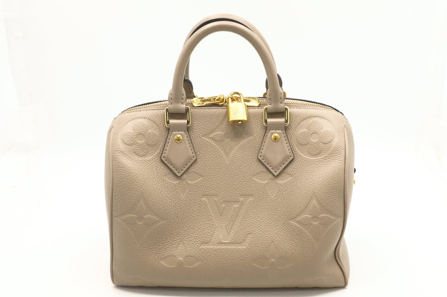 Louis Vuitton Speedy 25 in Beige Turtledove Leather