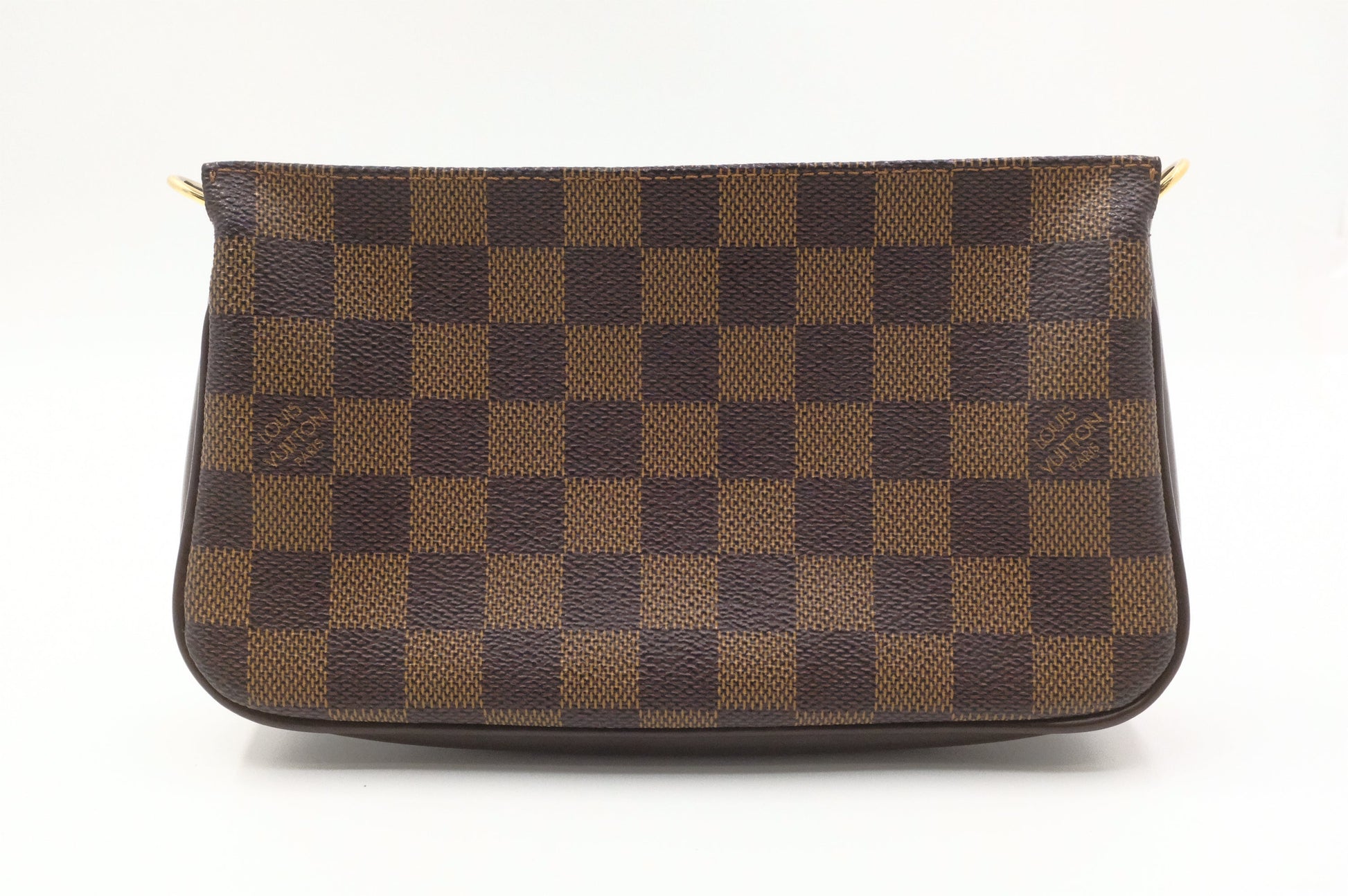 Designer Women's Crossbody Bag | Louis Vuitton Navona Pochette Accessoires in Damier Ebene Canvas