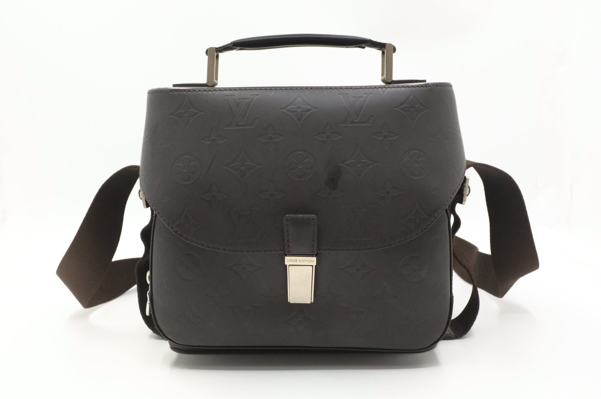 Louis Vuitton Charlie in Dark Brown Matte Leather
