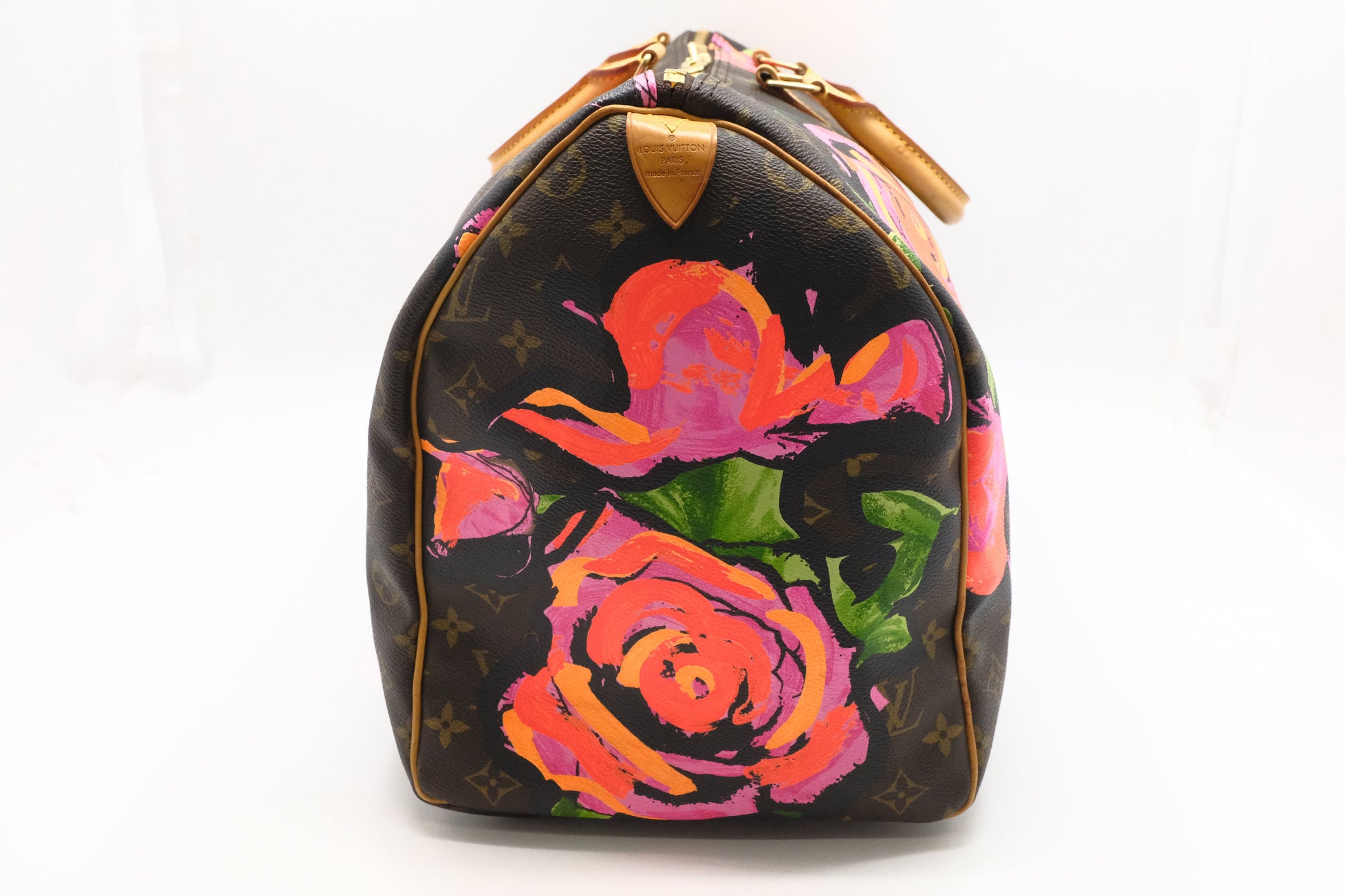 Louis Vuitton x Stephen Spro Keepall 50 in Roses Monogram Canvas
