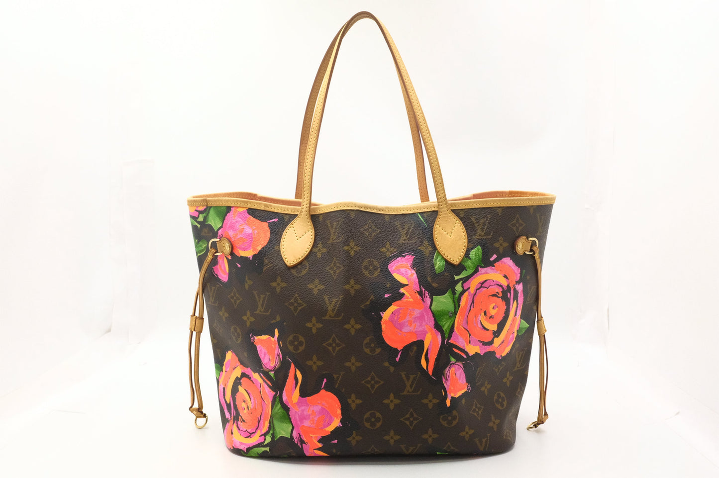 Louis Vuitton x Stephen Spro Neverfull MM in Roses Monogram Canvas