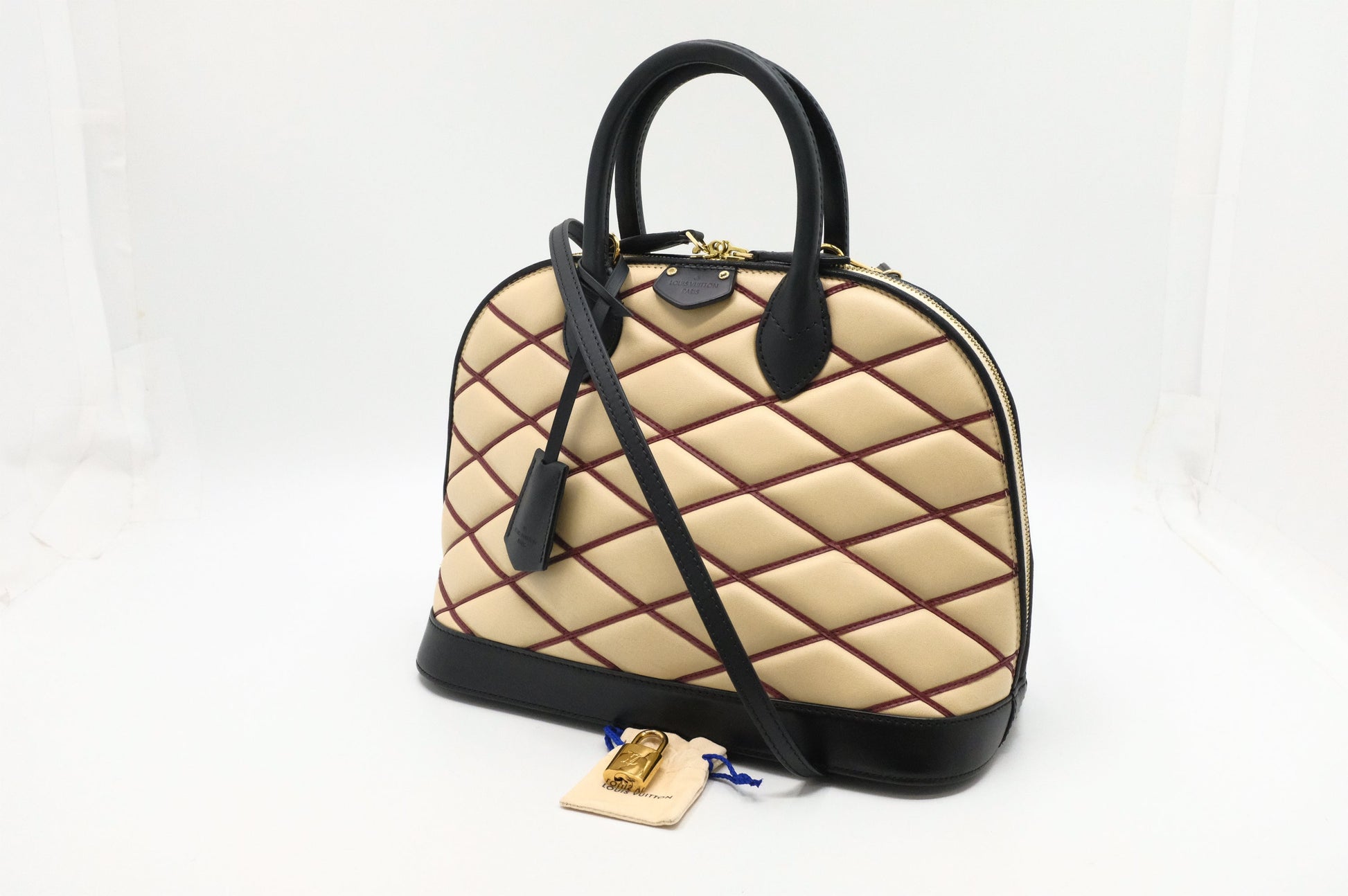 Louis Vuitton Alma in Maltage Beige Leather
