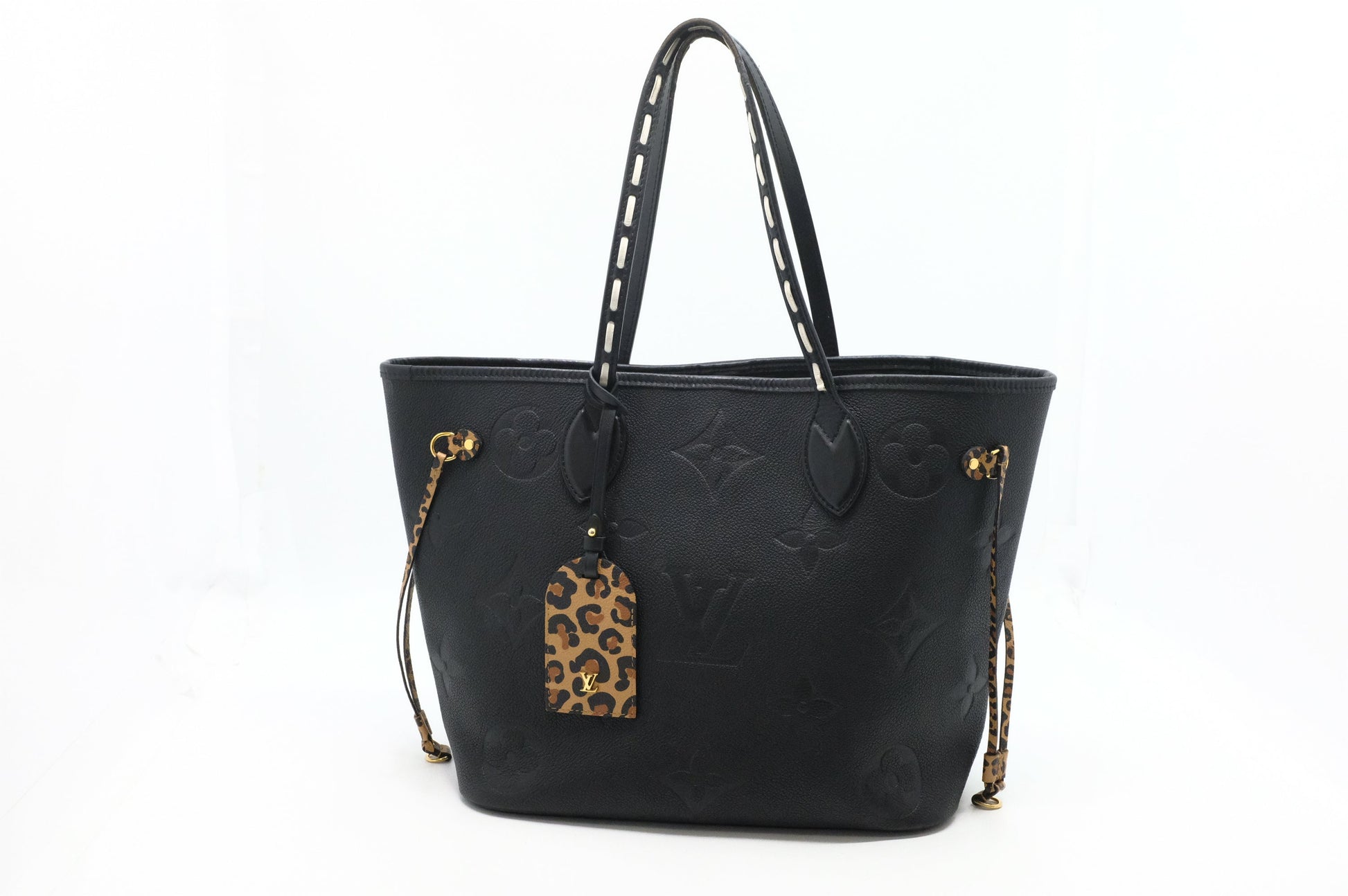 Louis Vuitton Wild At Heart Neverfull MM in Black Empreinte Leather