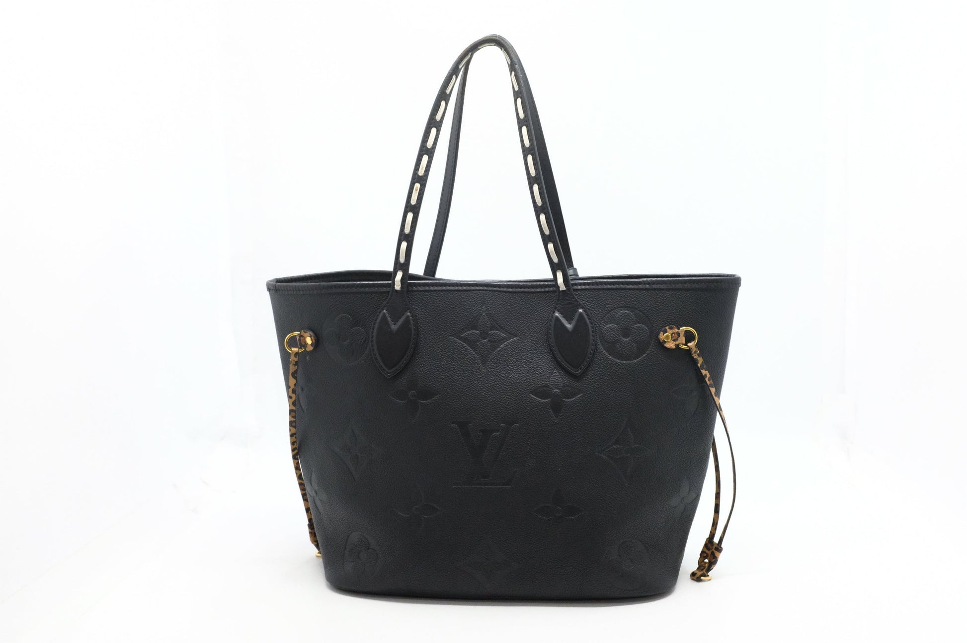 Louis Vuitton Wild At Heart Neverfull MM in Black Empreinte Leather