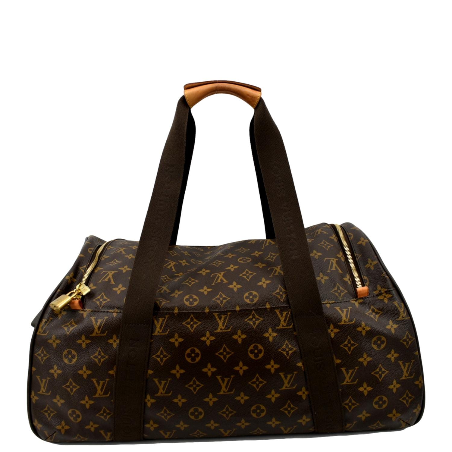 LOUIS VUITTON Neo Eole 55 Monogram Canvas Rolling Travel Bag Brown