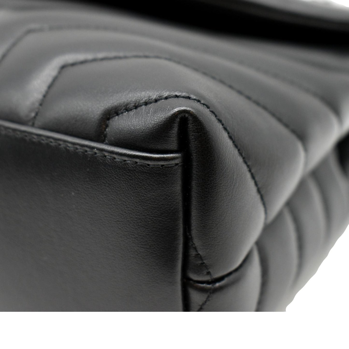 SAINT LAURENT Loulou Small Calfskin Leather Shoulder Bag Black