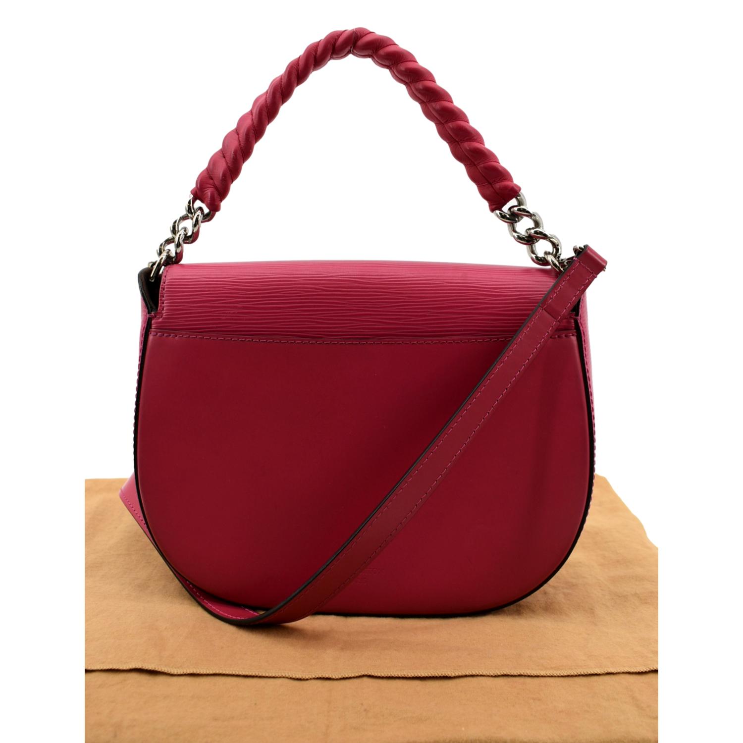 LOUIS VUITTON Luna Epi Leather Crossbody Bag Pink
