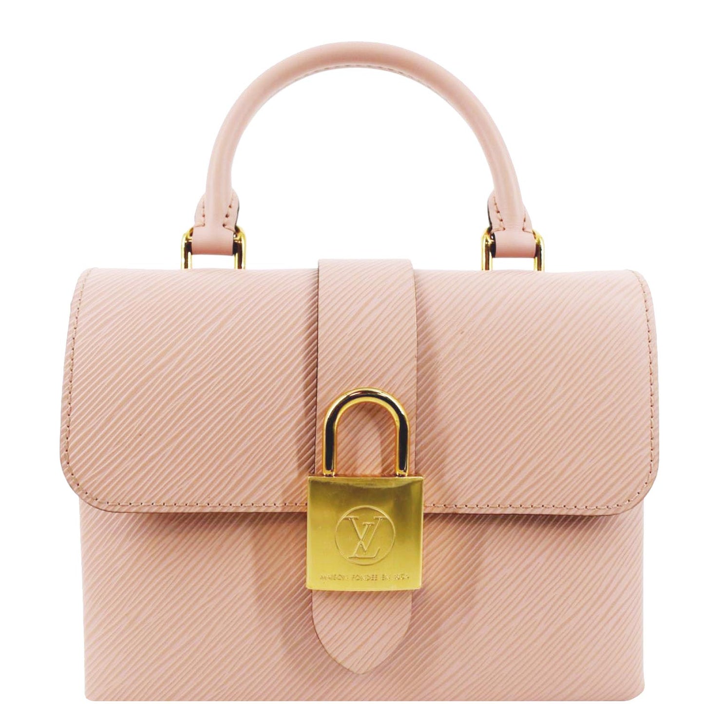 LOUIS VUITTON Locky BB Epi Leather Crossbody Bag Rose PoudrÃ©