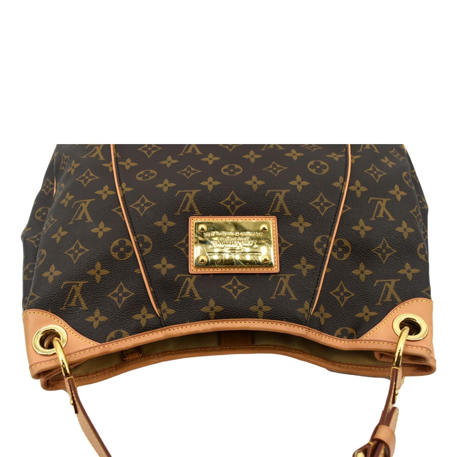 LOUIS VUITTON Galliera PM Monogram Canvas Hobo Shoulder Bag Brown