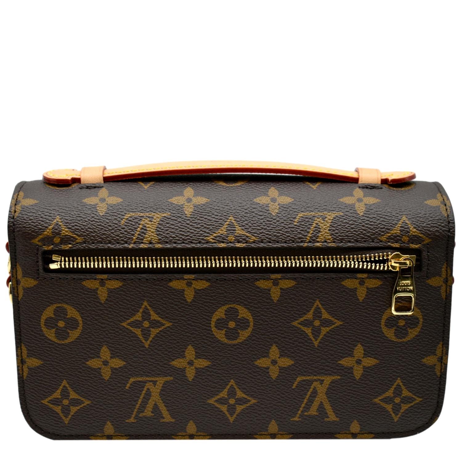 LOUIS VUITTON Metis East West Pochette Monogram Canvas Shoulder Bag Brown