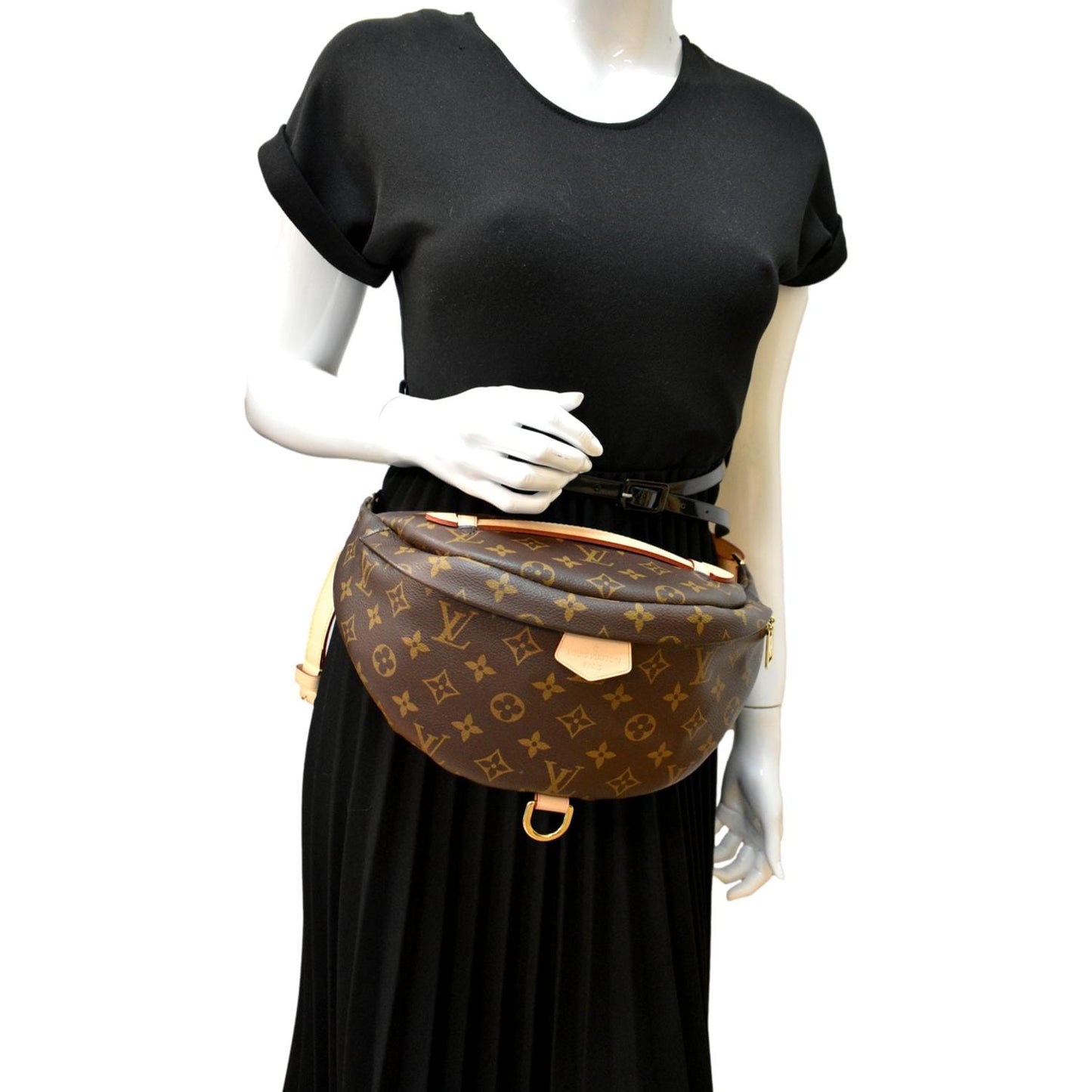 LOUIS VUITTON Monogram Canvas Bumbag Brown