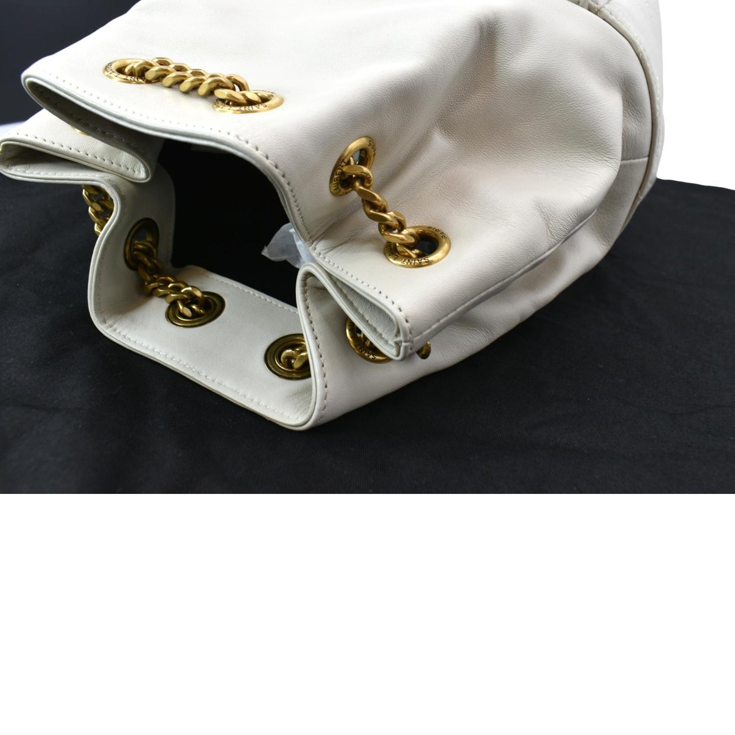 SAINT LAURENT Joe Lambskin Leather Backpack Bag