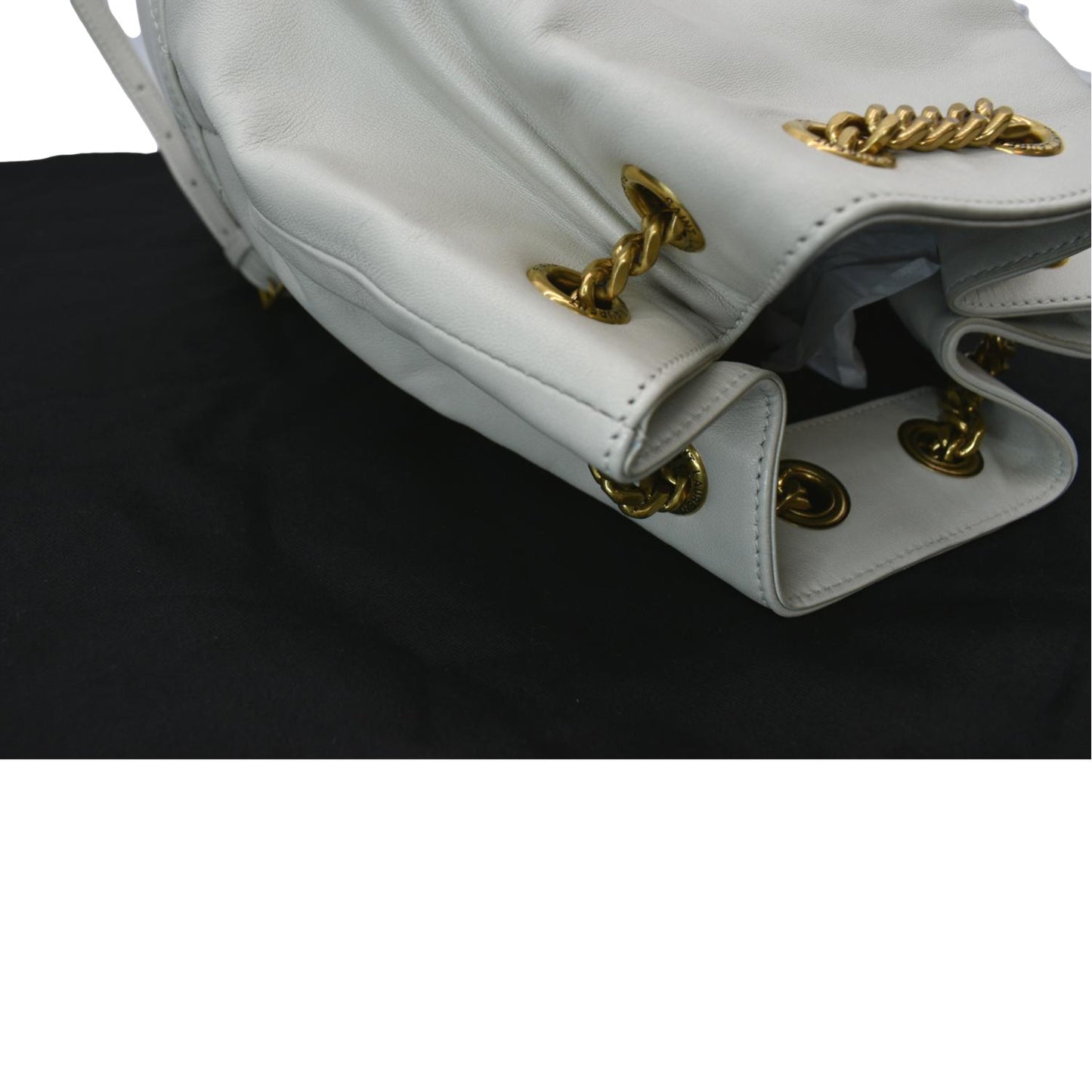 SAINT LAURENT Joe Lambskin Leather Backpack Bag