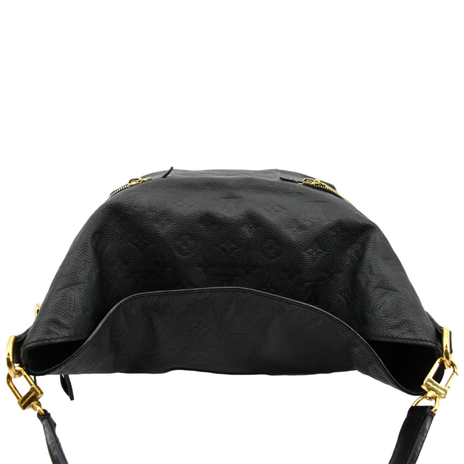 LOUIS VUITTON Melie Empreinte Leather Hobo Shoulder Bag Black