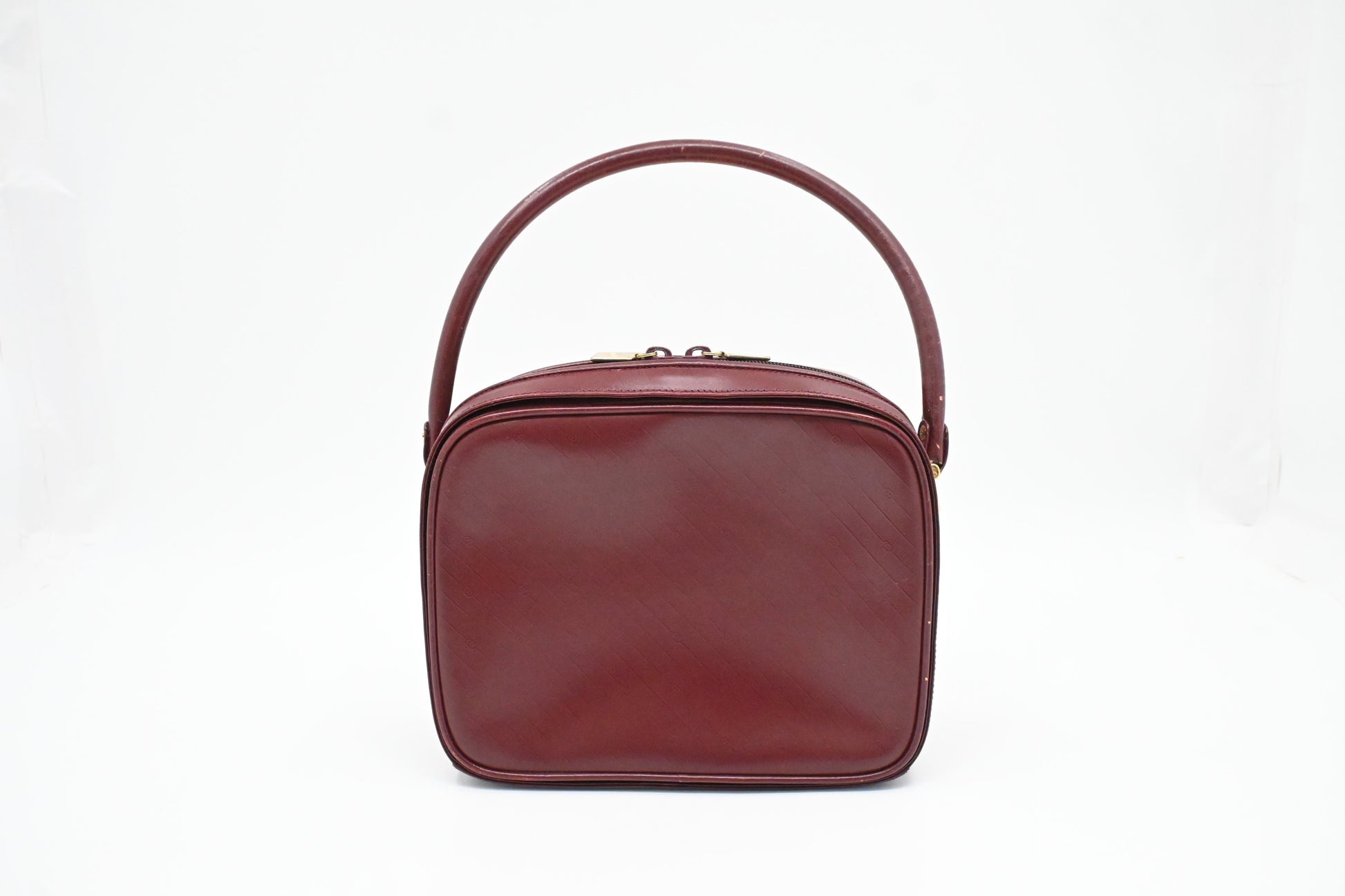 Gucci Handbag in Burgundy Leather