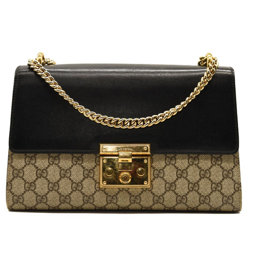 Gucci Monogram Chain Leather Tote